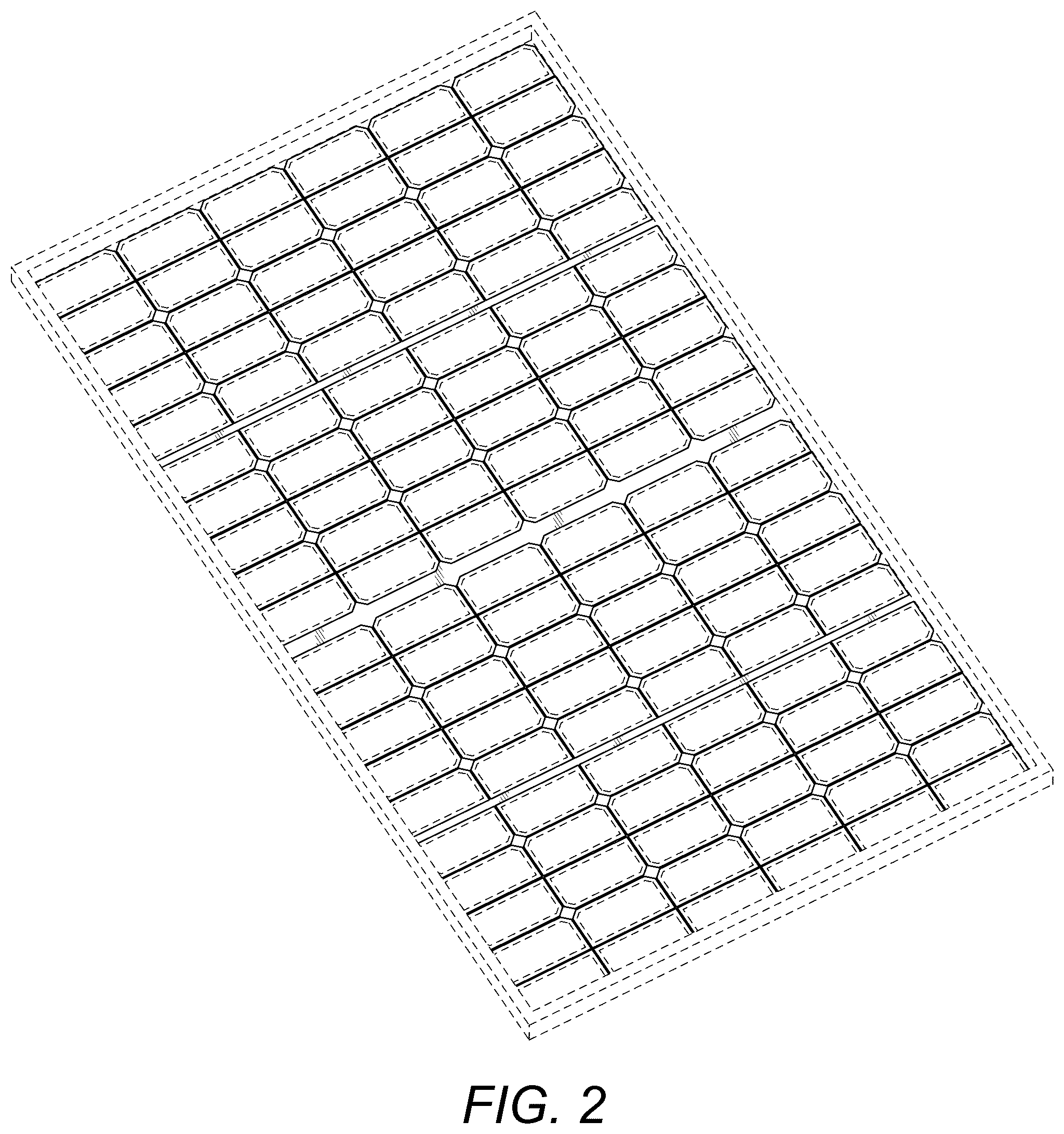 Patent USD1077723 Figure 2 – Solar panel