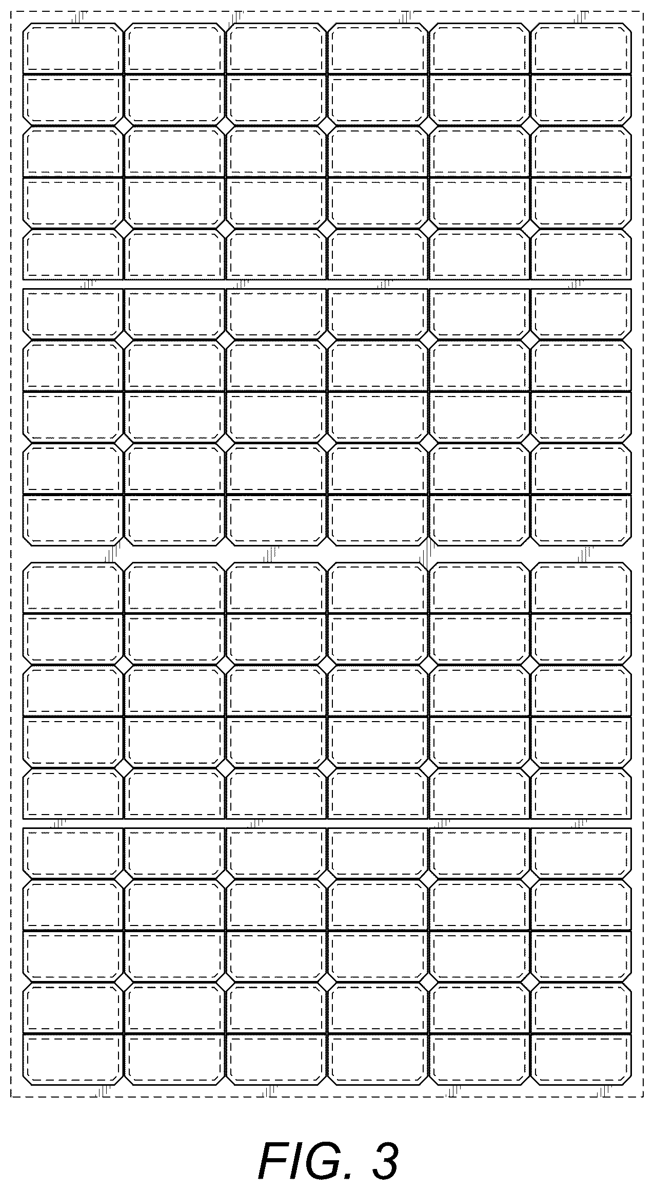Patent USD1077723 Figure 3 – Solar panel