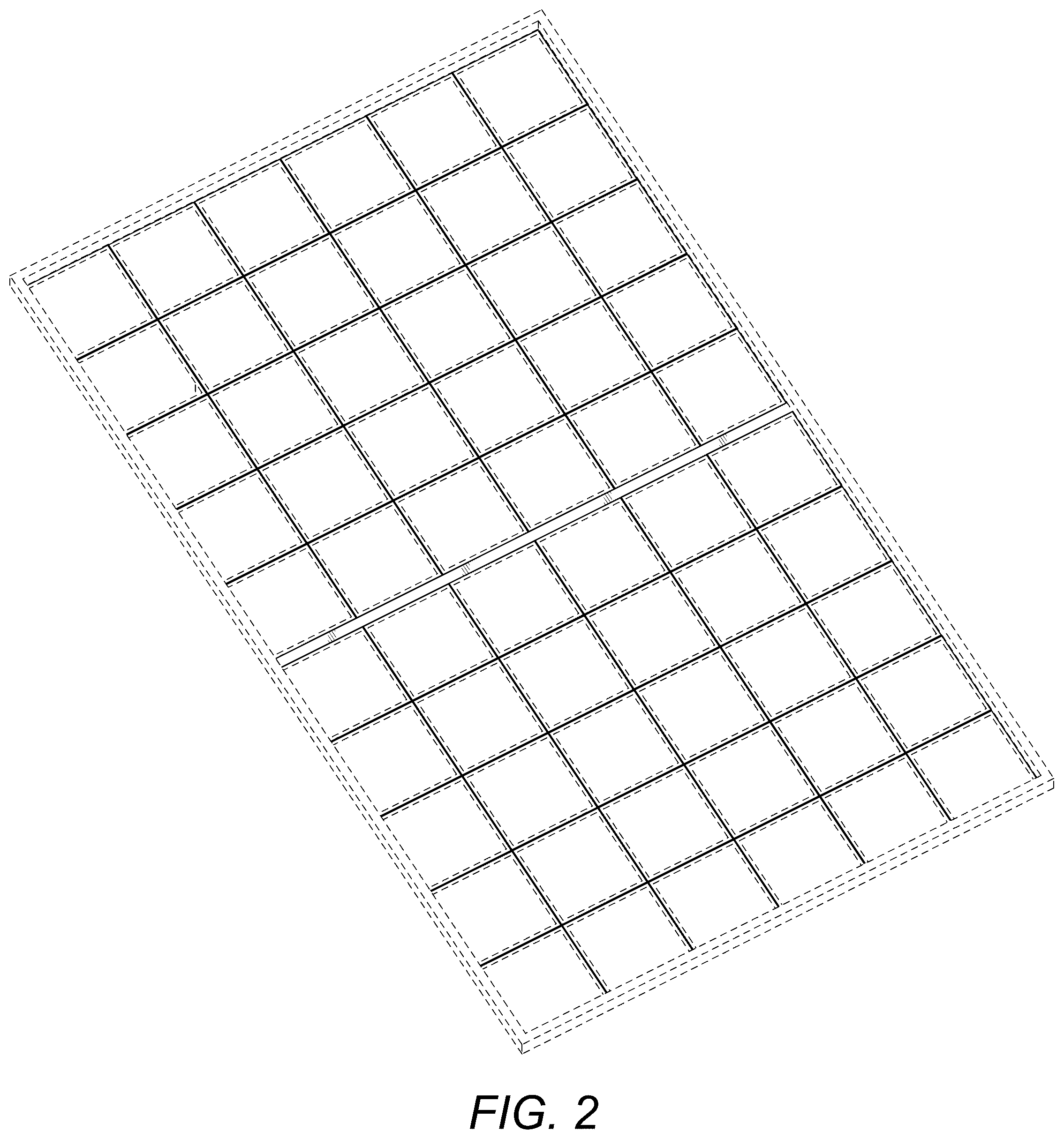 Patent USD1077725 Figure 2 – Solar panel