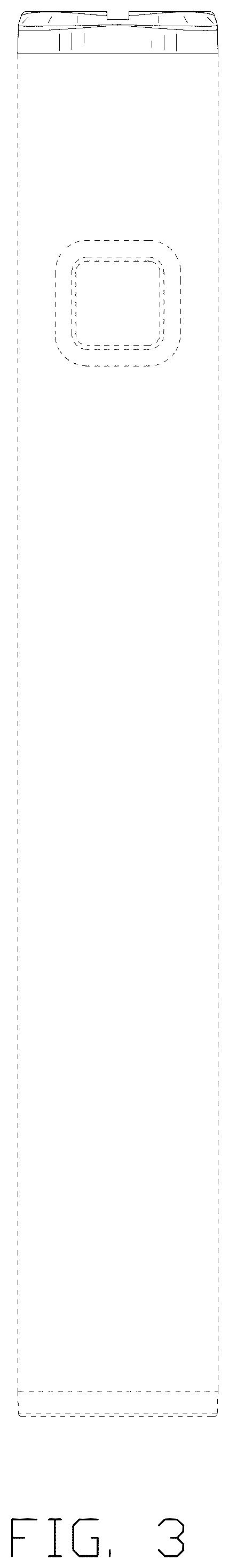 Patent USD1077728 Figure 3 – Vaporizer battery