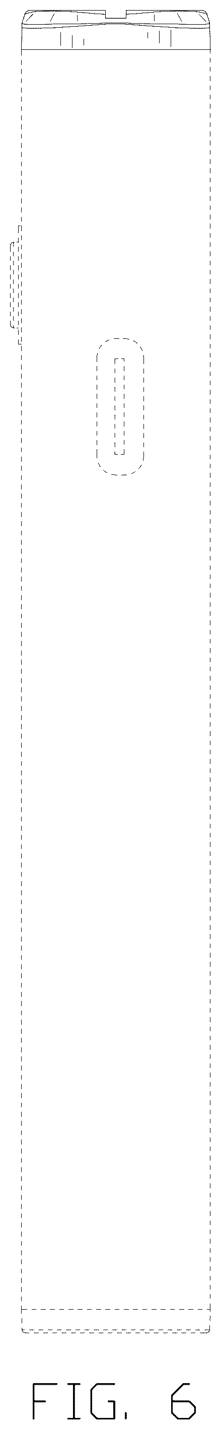 Patent USD1077728 Figure 6 – Vaporizer battery