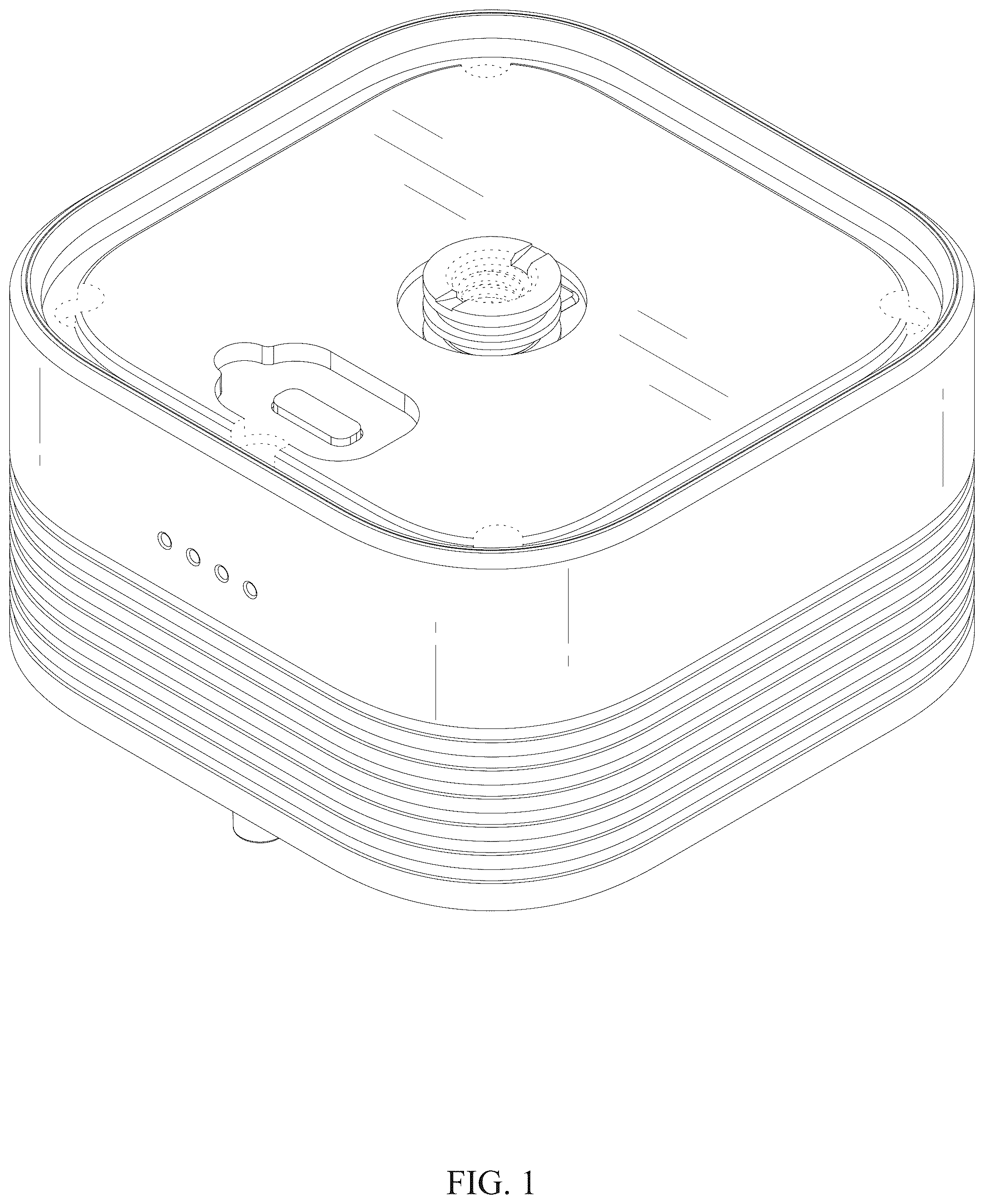 Patent USD1077731 Figure 1 – Battery pack