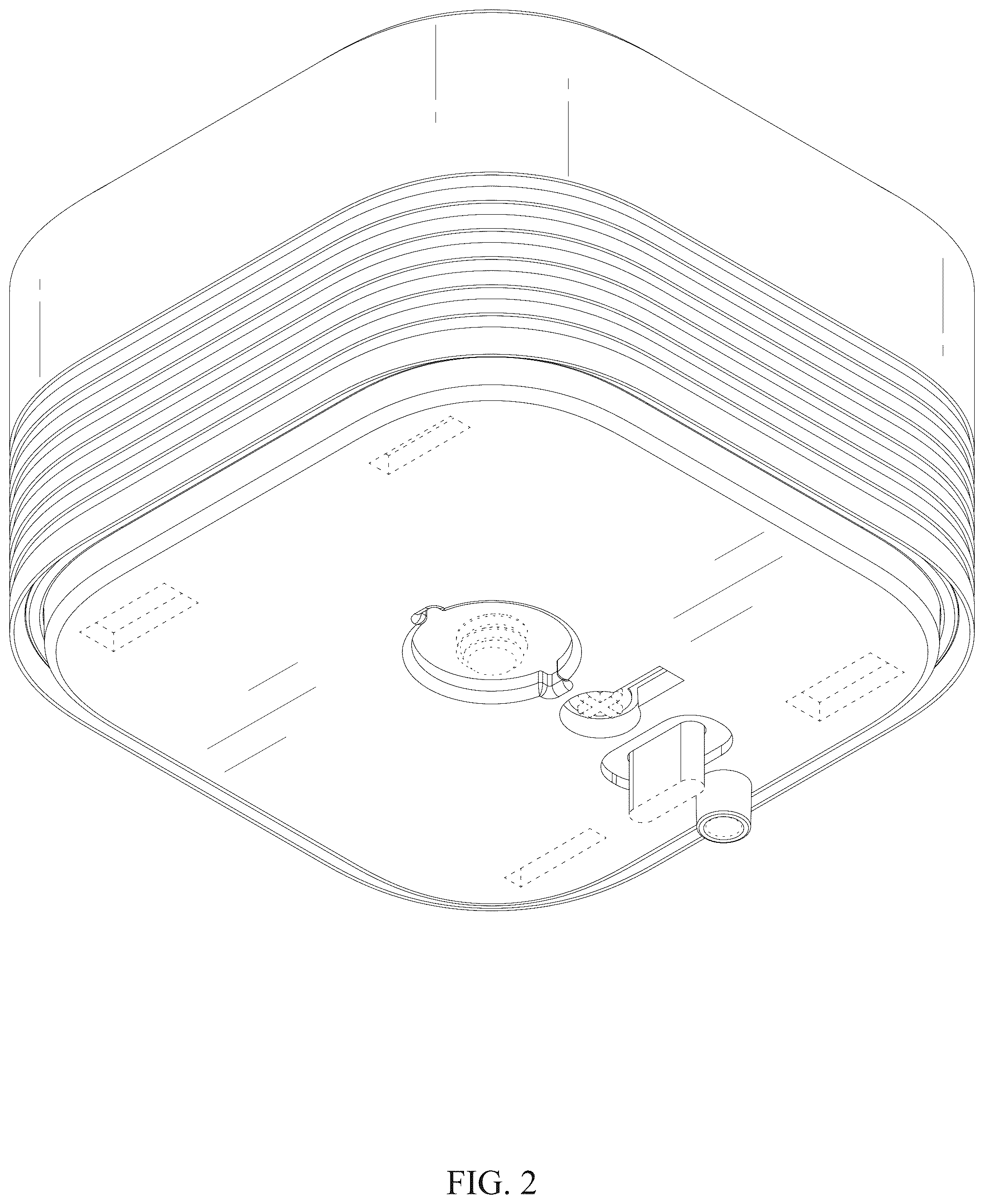 Patent USD1077731 Figure 2 – Battery pack