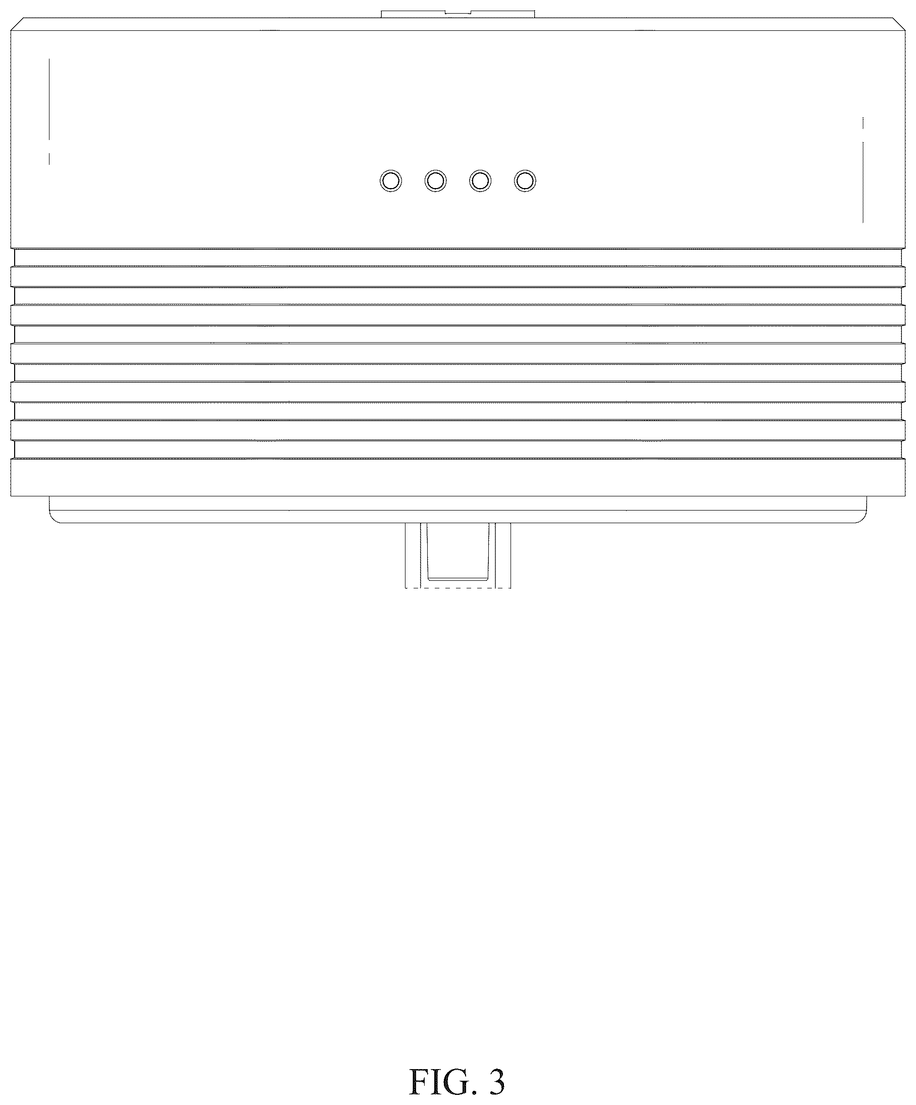 Patent USD1077731 Figure 3 – Battery pack
