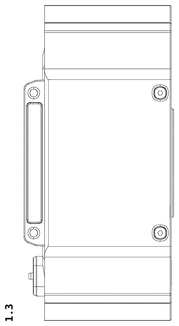 Patent USD1077732 Figure 3 – Battery pack