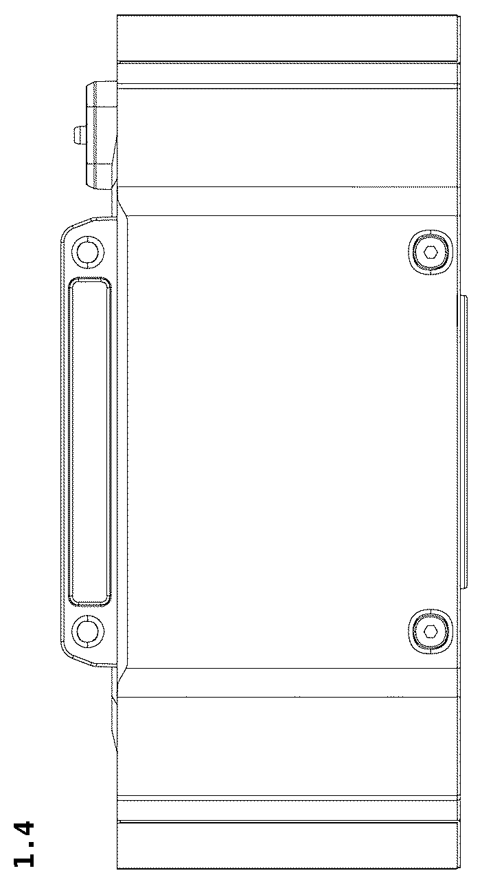 Patent USD1077732 Figure 4 – Battery pack