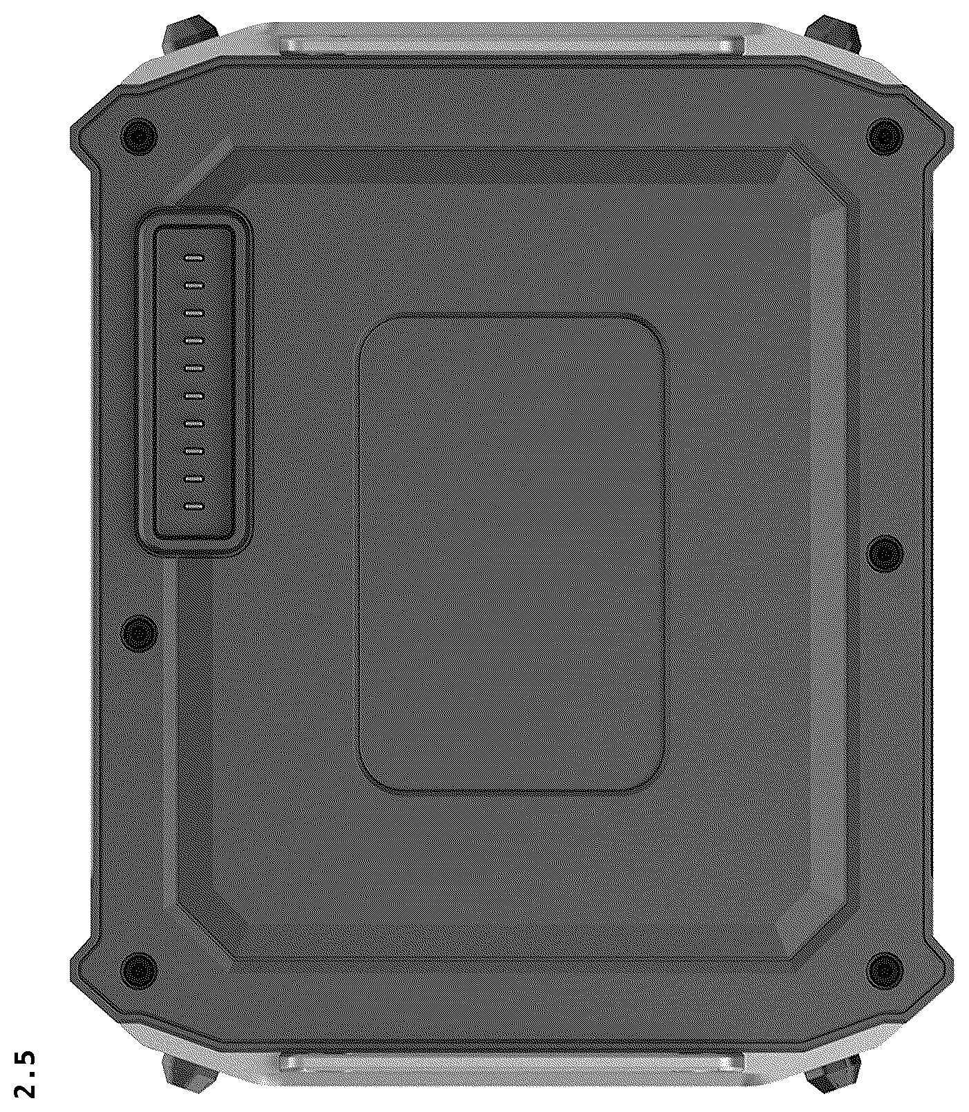 Patent USD1077732 Figure 12 – Battery pack