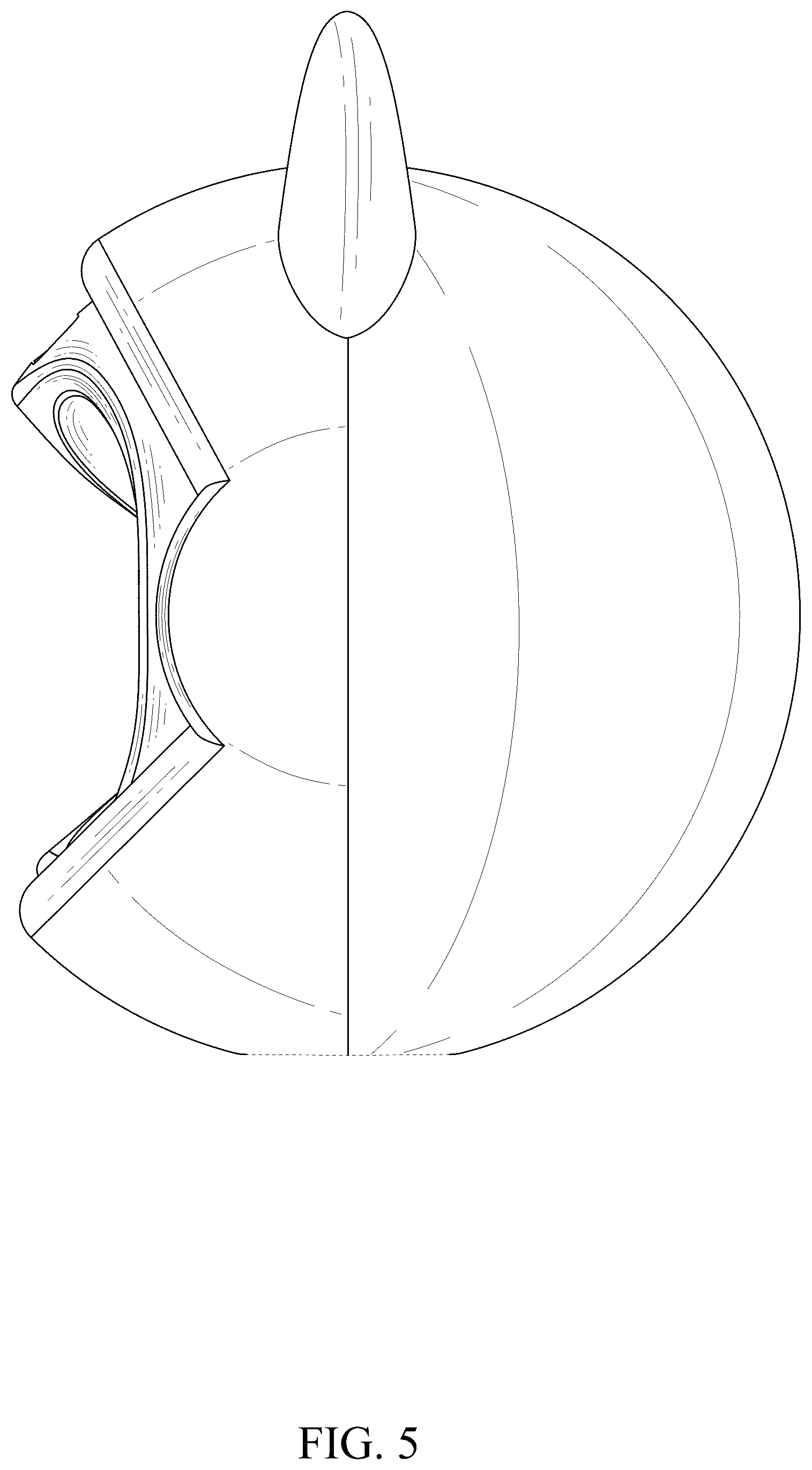 Patent USD1077737 Figure 5 – Wireless headset charging bay