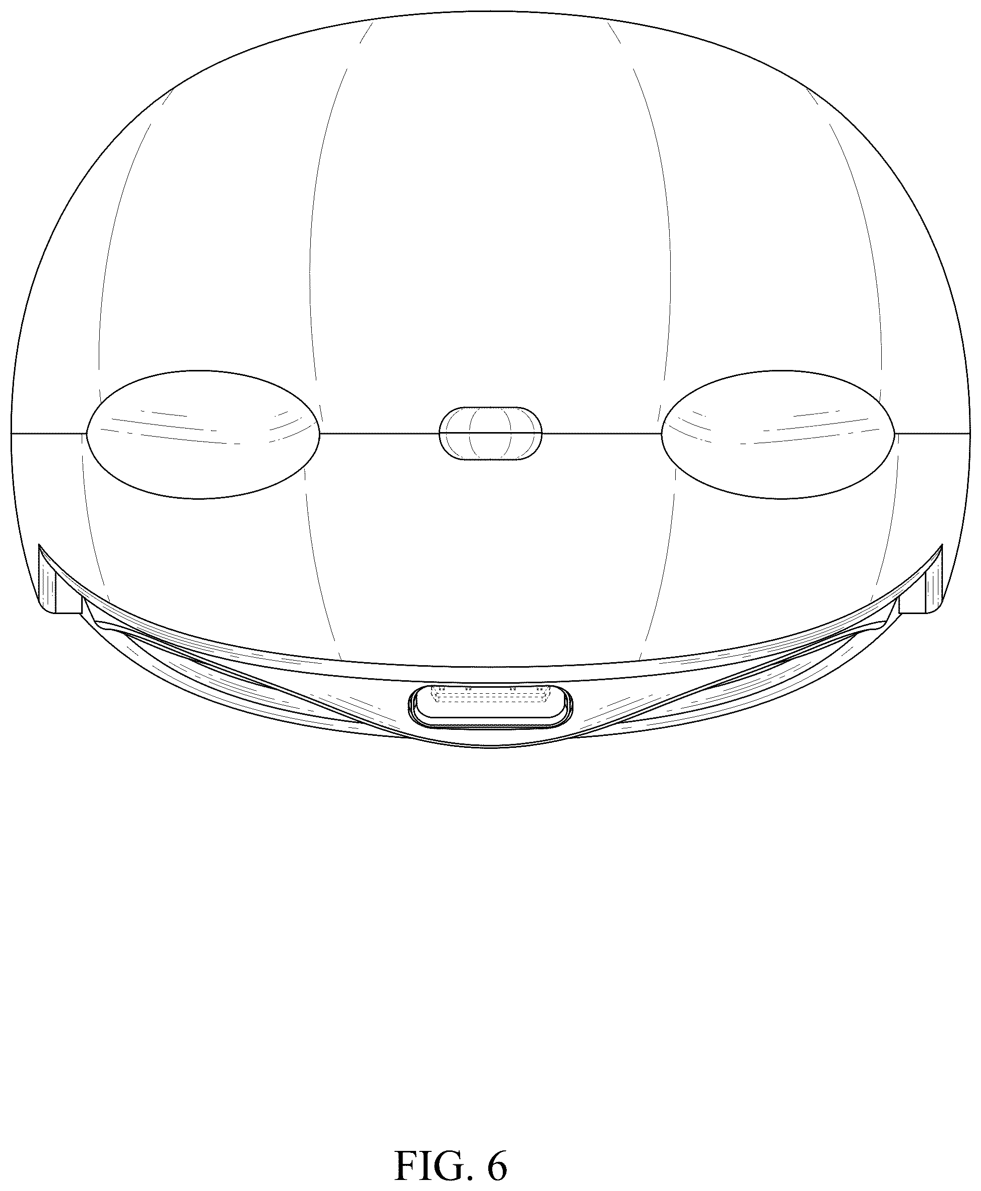 Patent USD1077737 Figure 6 – Wireless headset charging bay