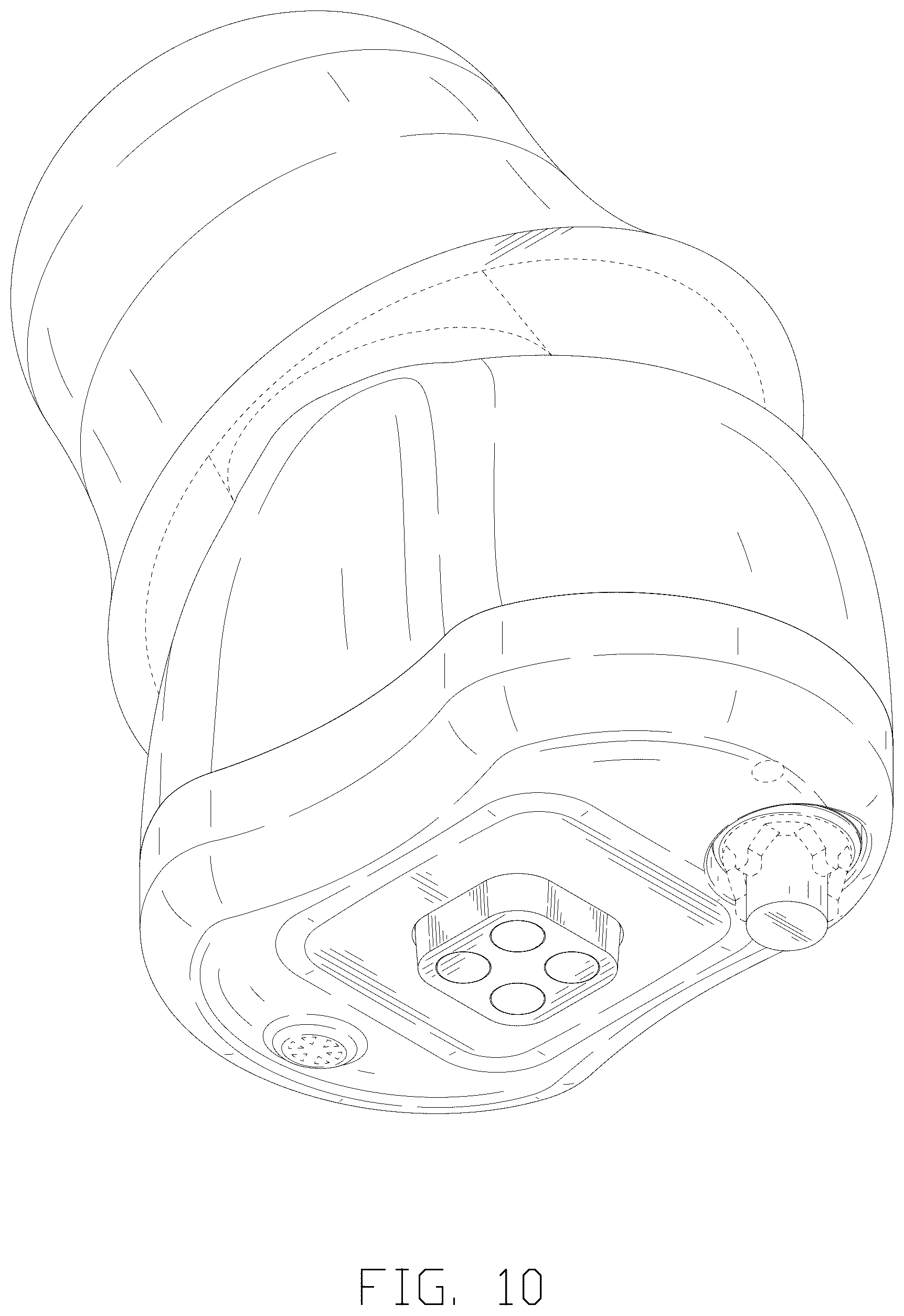 Patent USD1077738 Figure 10 – Hearing aid and charger set