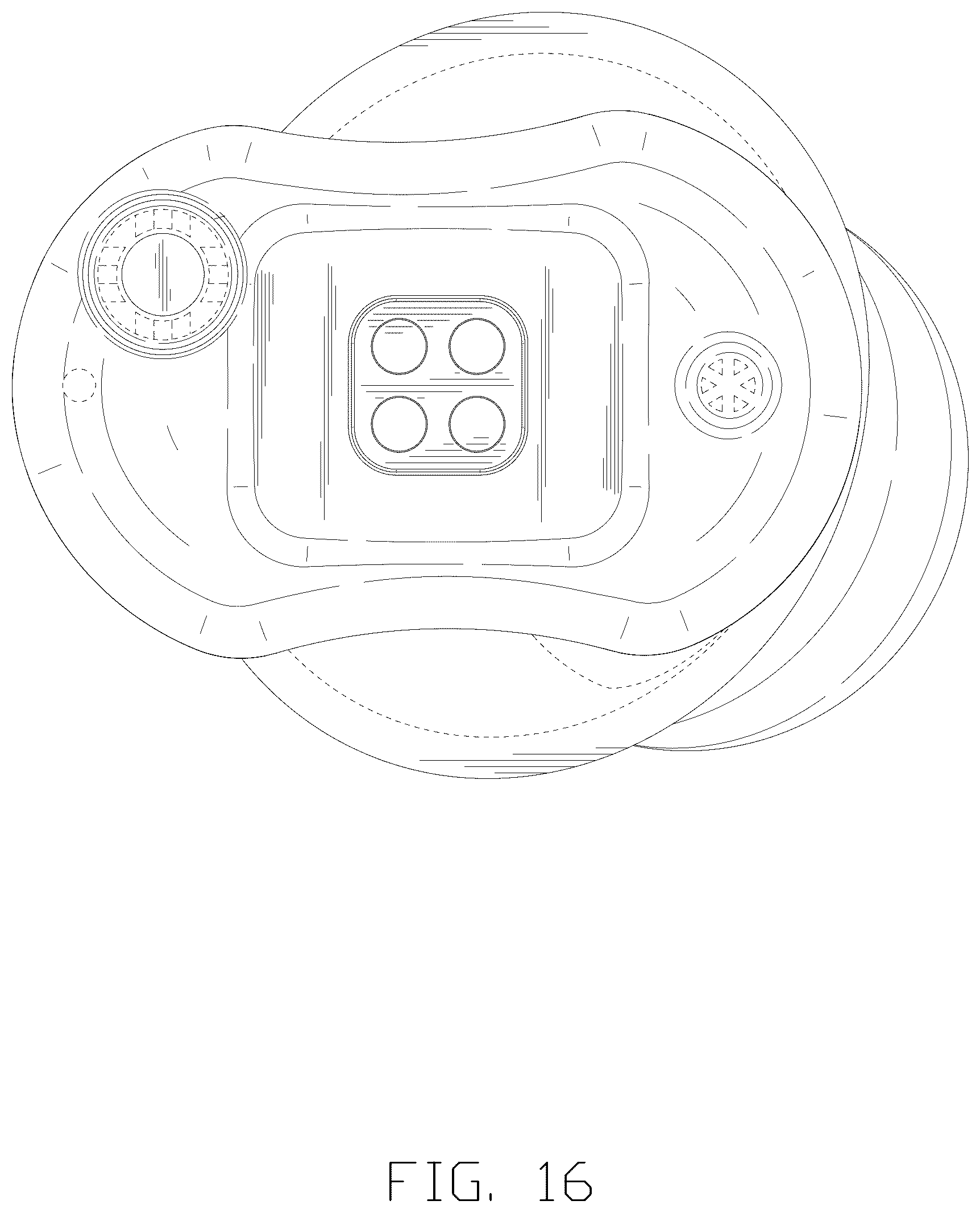 Patent USD1077738 Figure 16 – Hearing aid and charger set