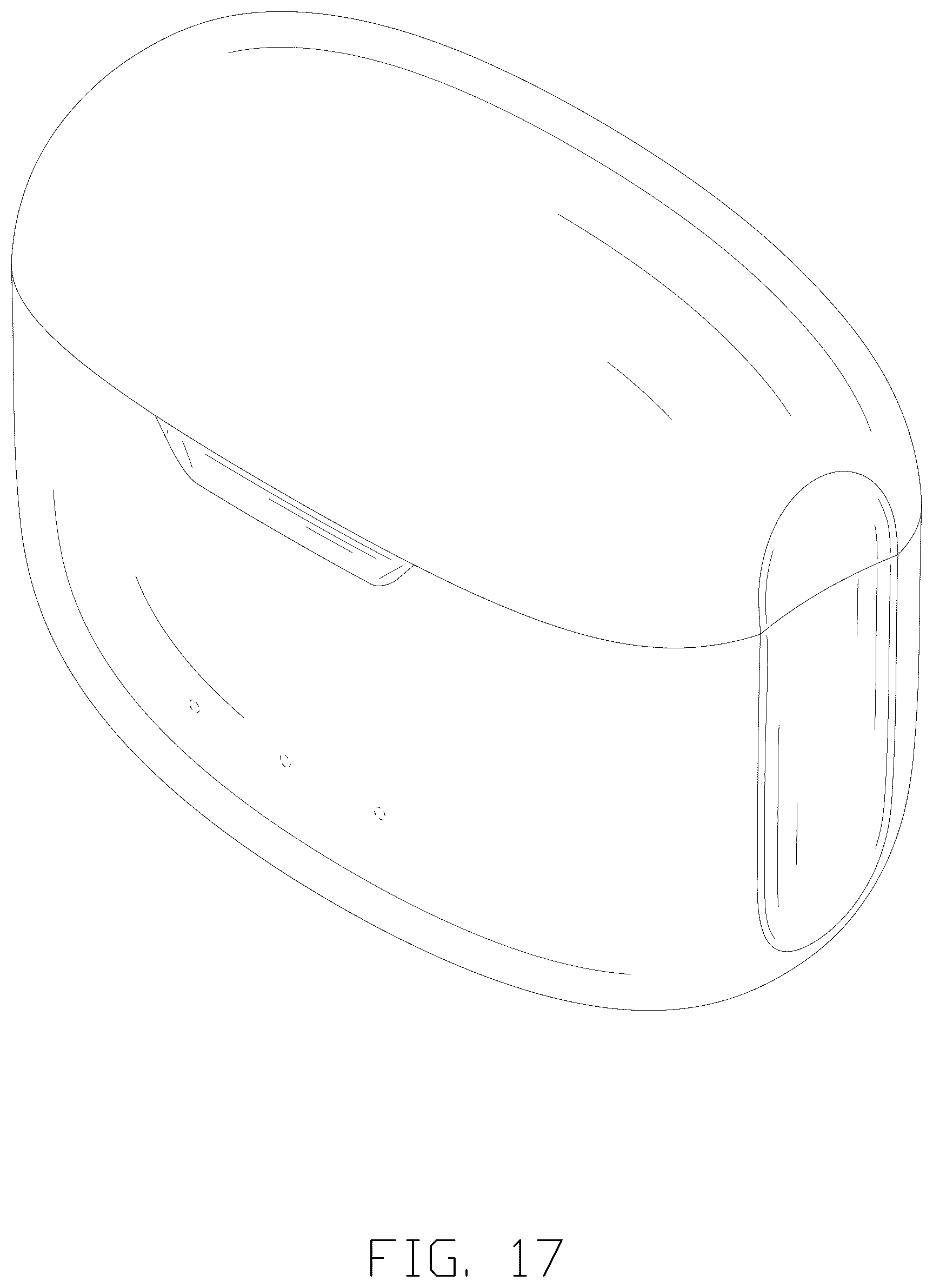 Patent USD1077738 Figure 17 – Hearing aid and charger set