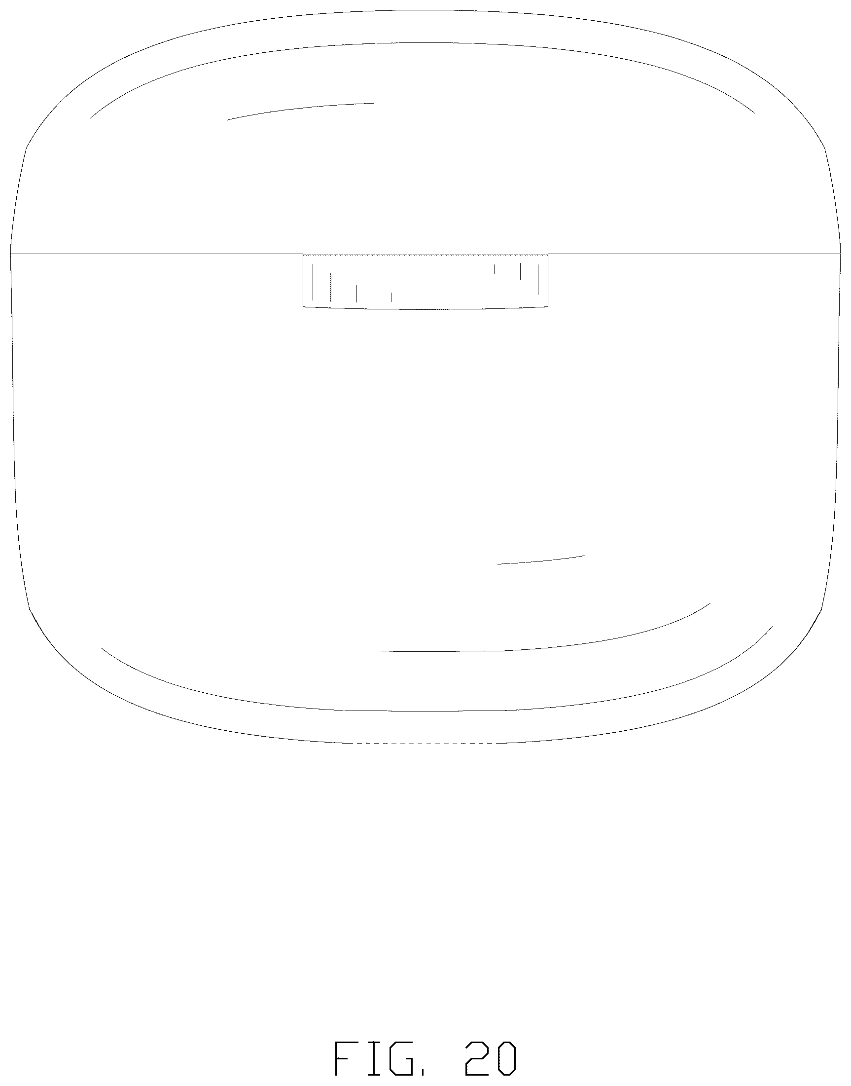 Patent USD1077738 Figure 20 – Hearing aid and charger set