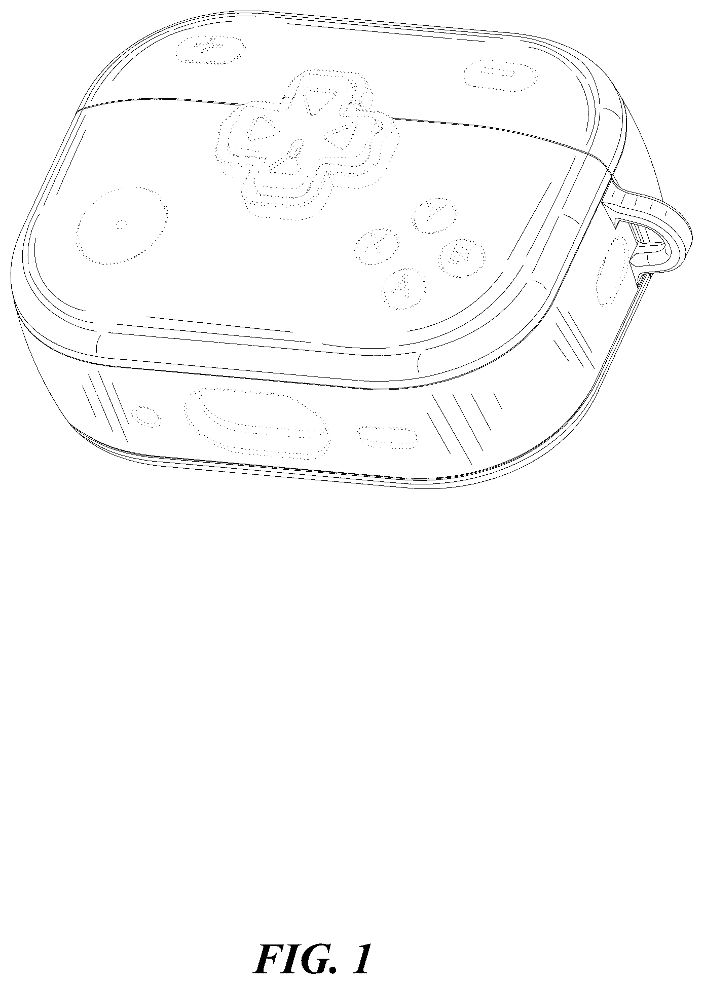 Patent USD1077743 — Bluetooth headset cover — Figure 1