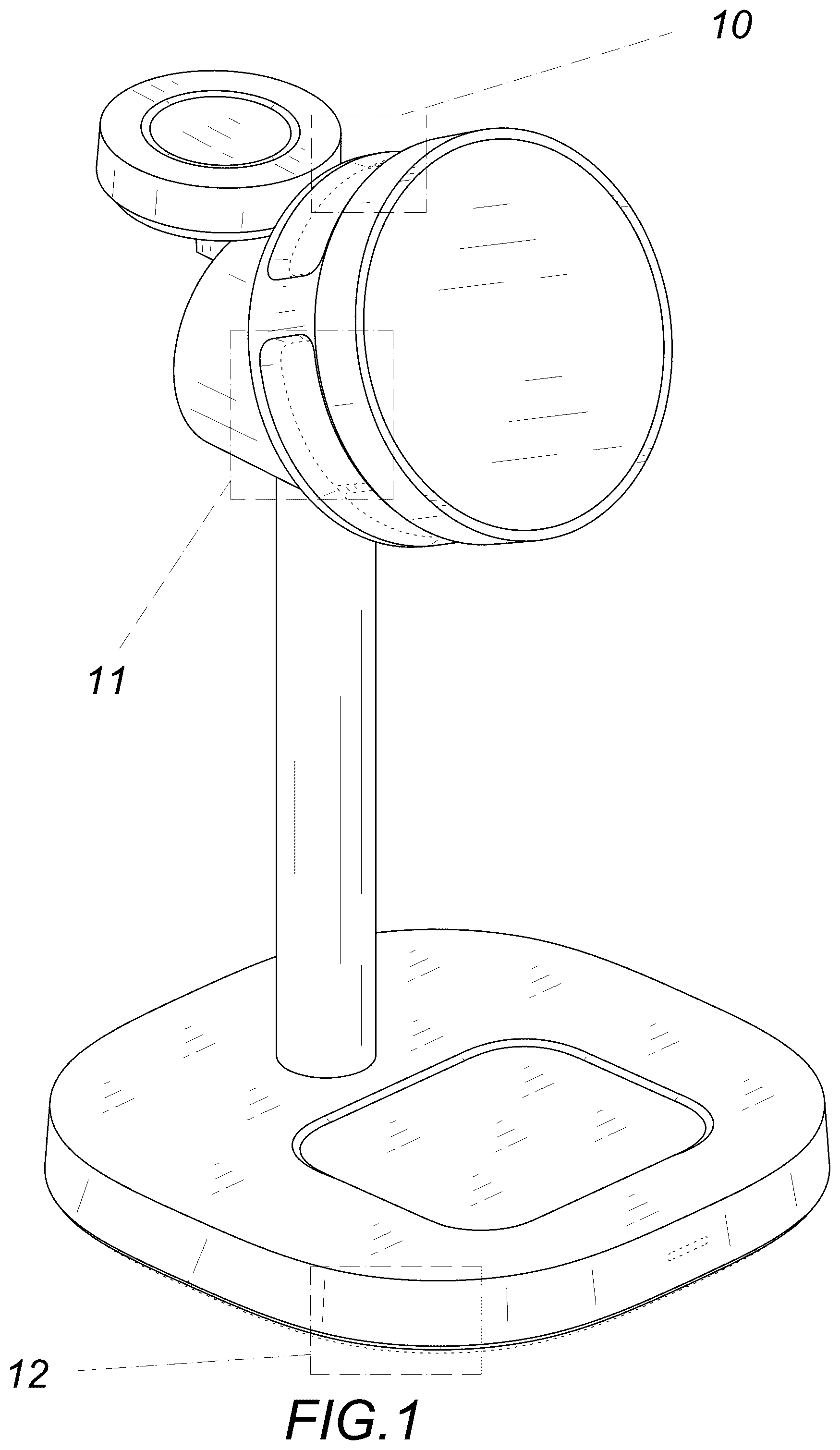 Patent USD1077744 — Wireless charger — Figure 1