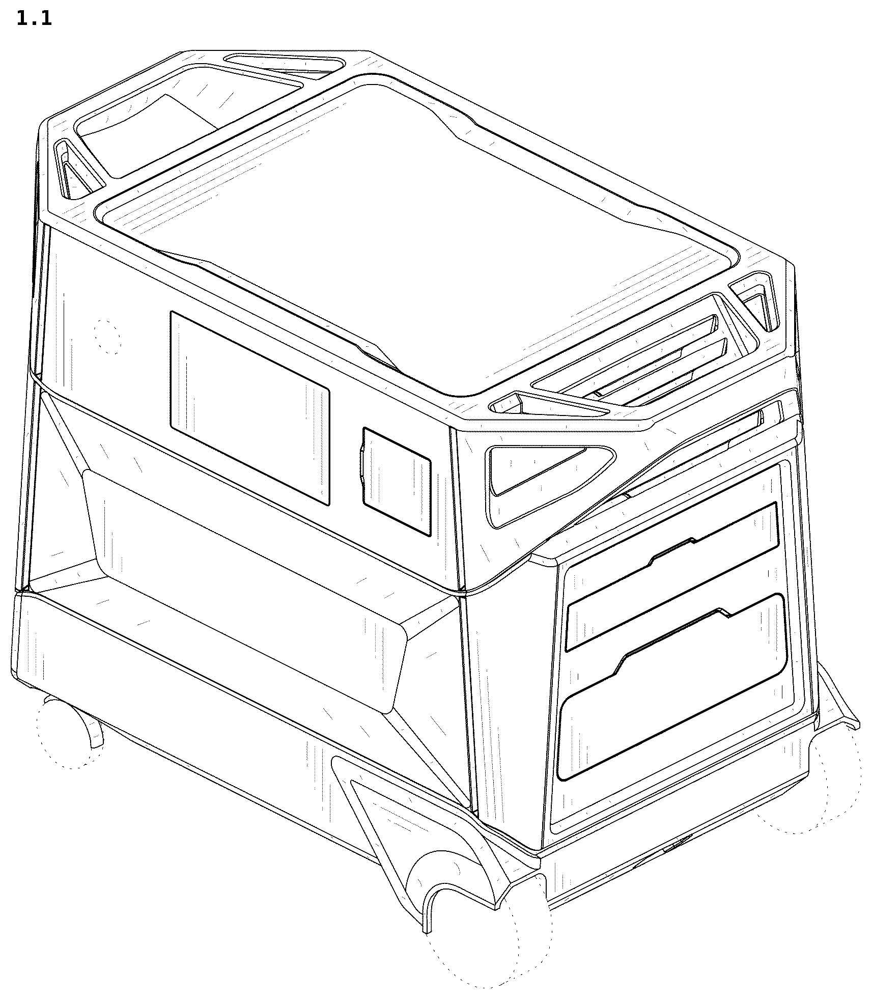 Patent USD1077745 — Power supply — Figure 1