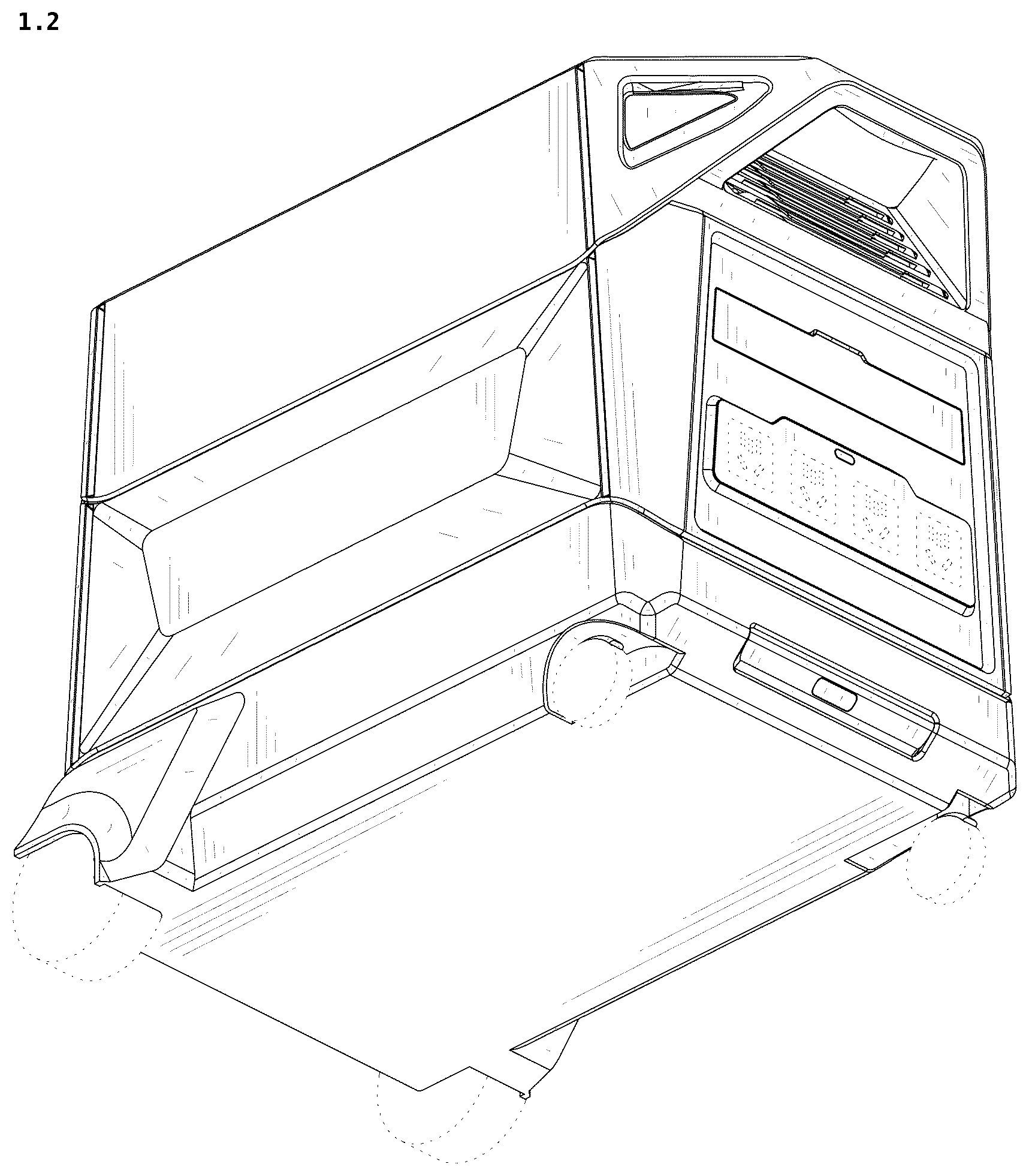 Patent USD1077745 Figure 2 – Power supply