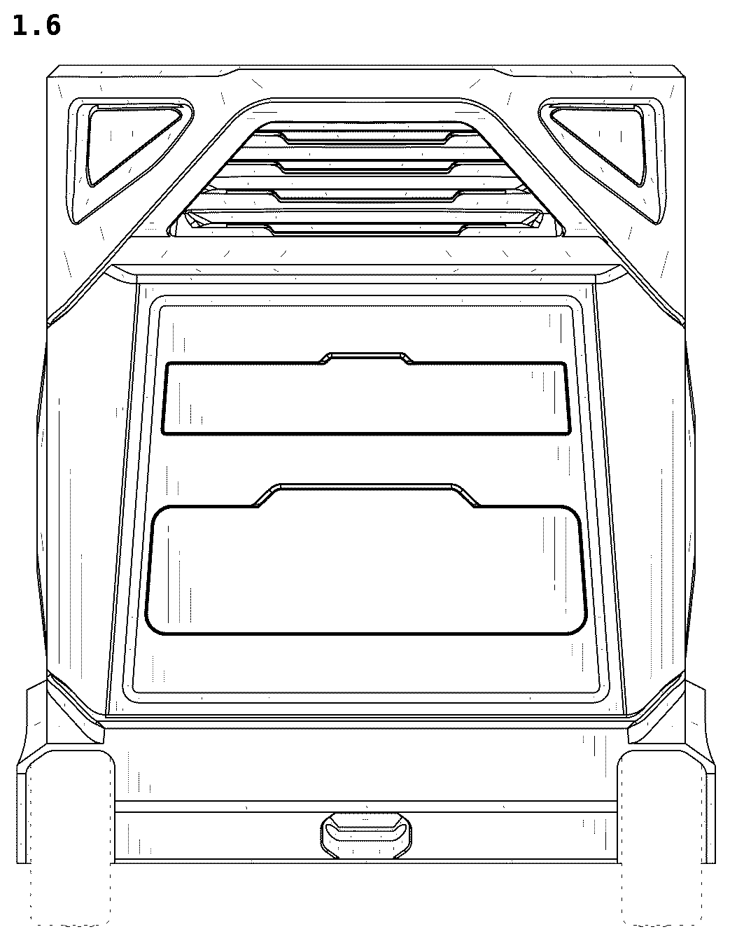 Patent USD1077745 Figure 6 – Power supply