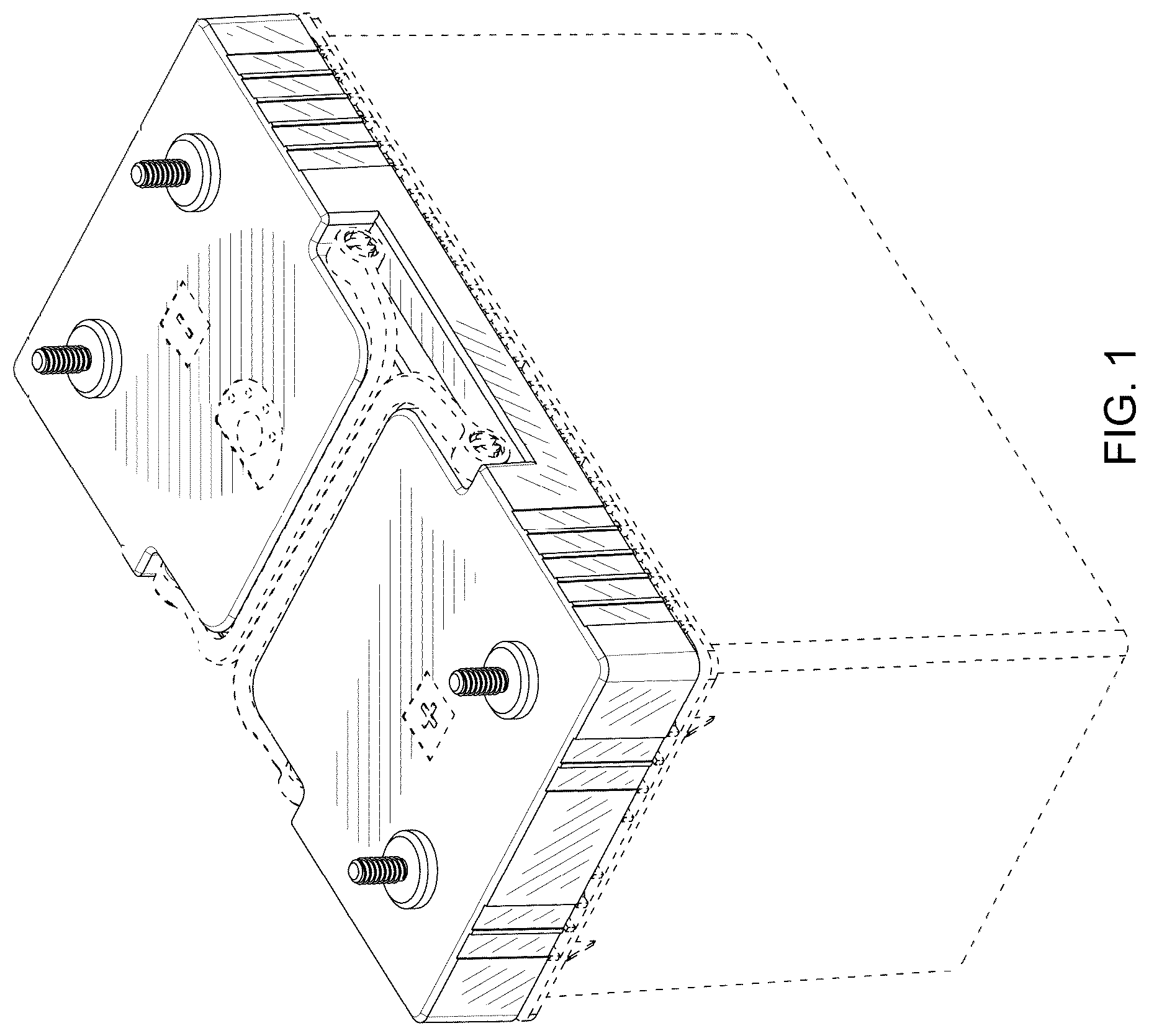 Patent USD1077747 — Cover for a battery — Figure 1