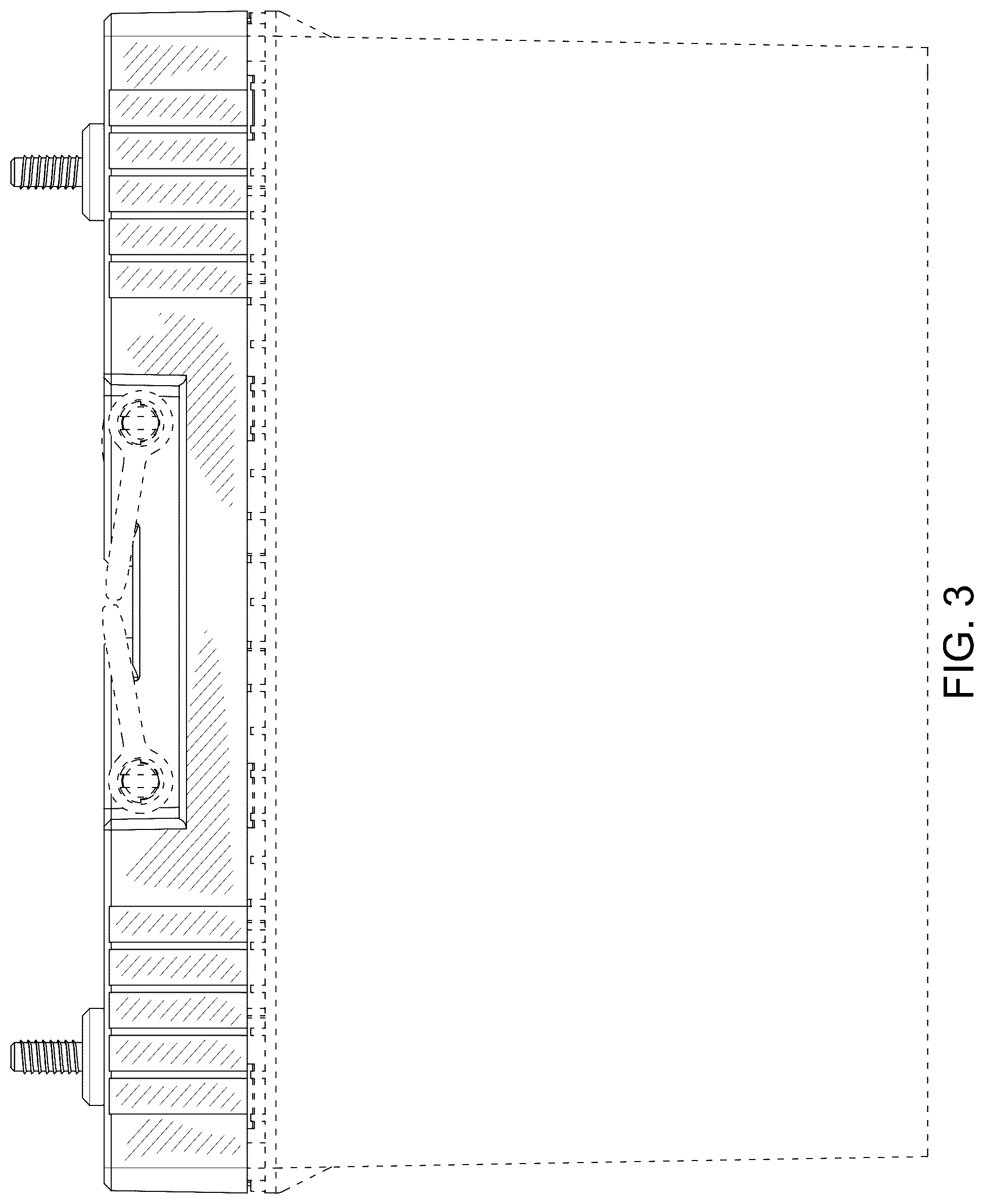 Patent USD1077748 Figure 3 – Cover for a battery