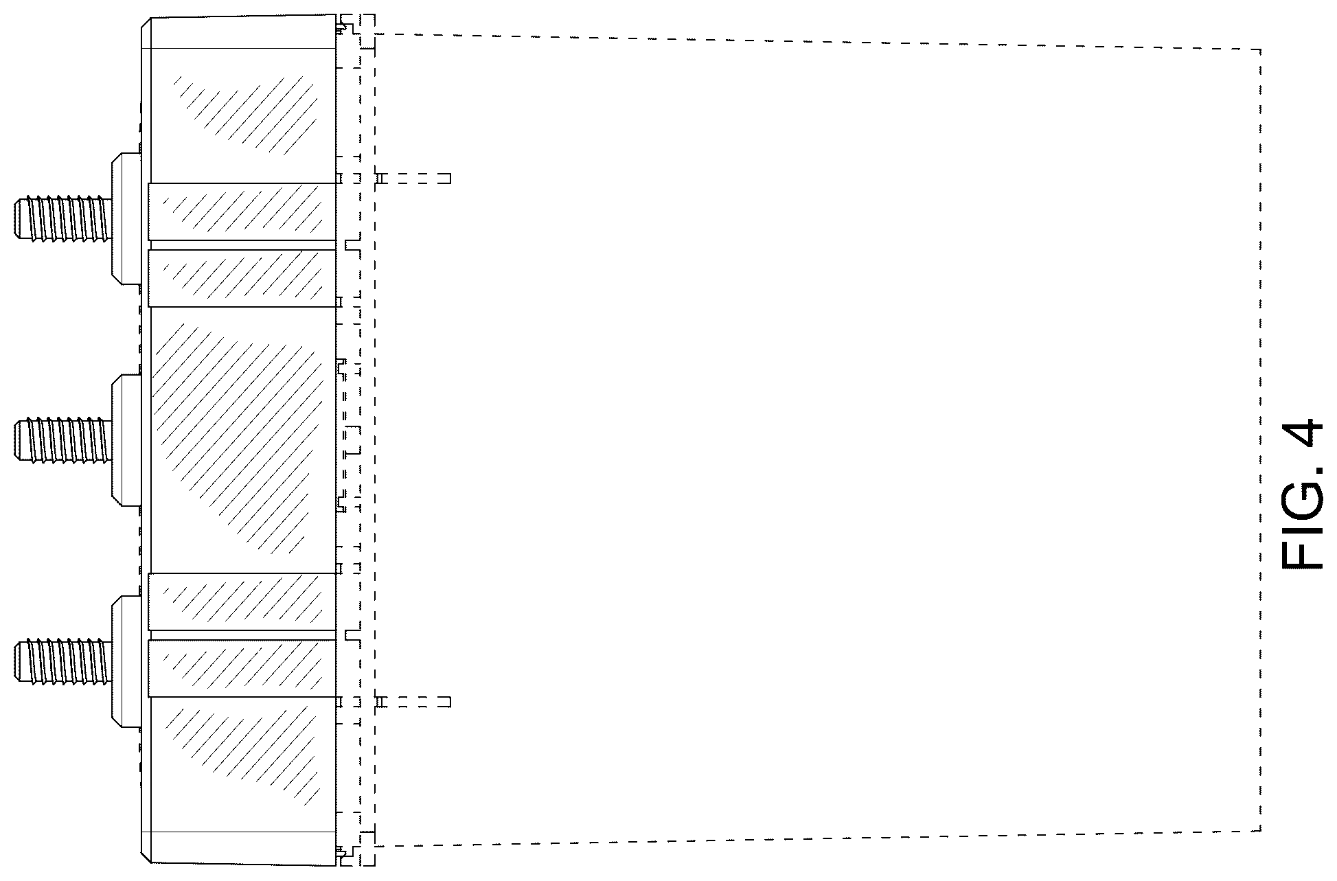 Patent USD1077748 Figure 4 – Cover for a battery