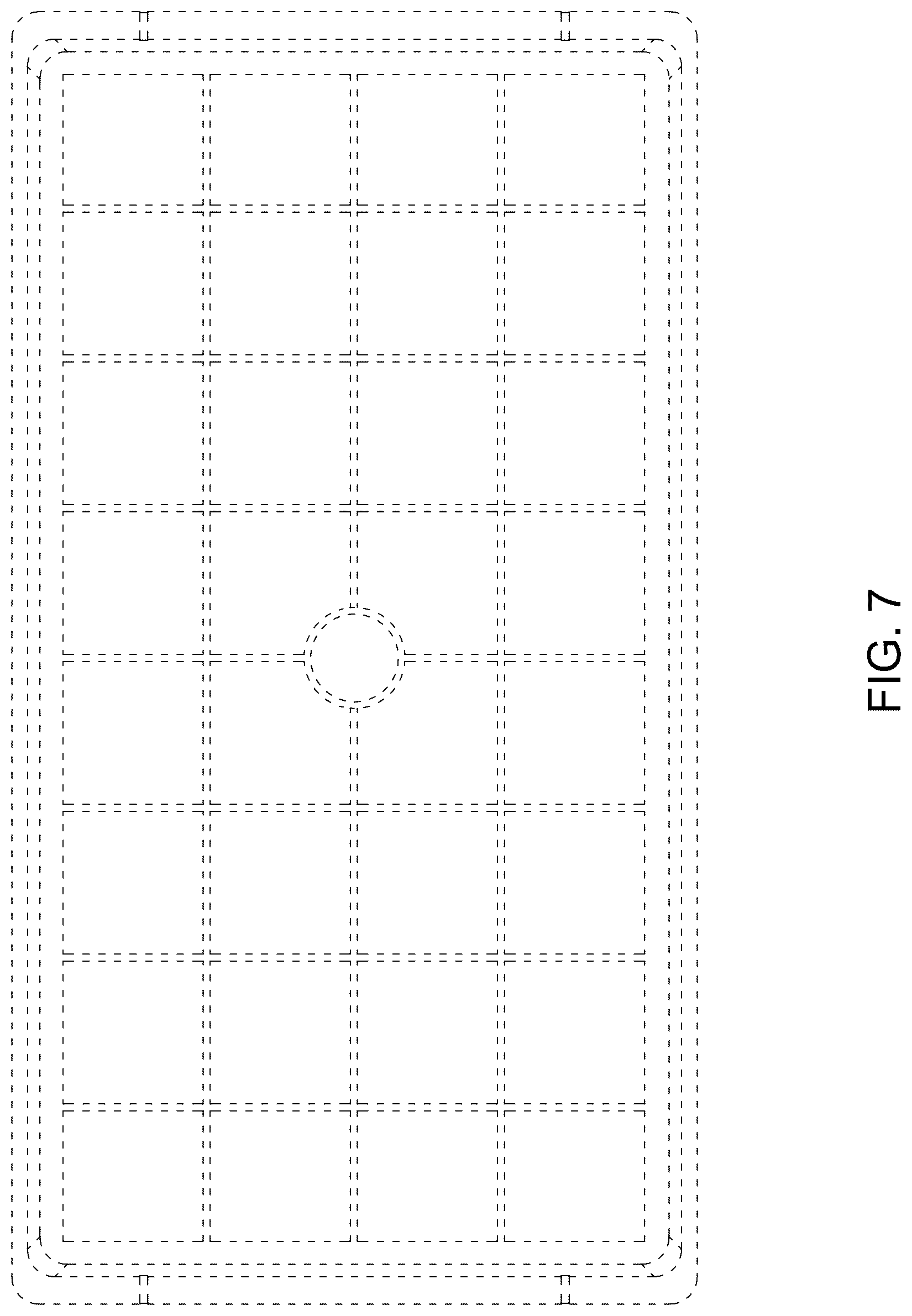 Patent USD1077748 Figure 7 – Cover for a battery