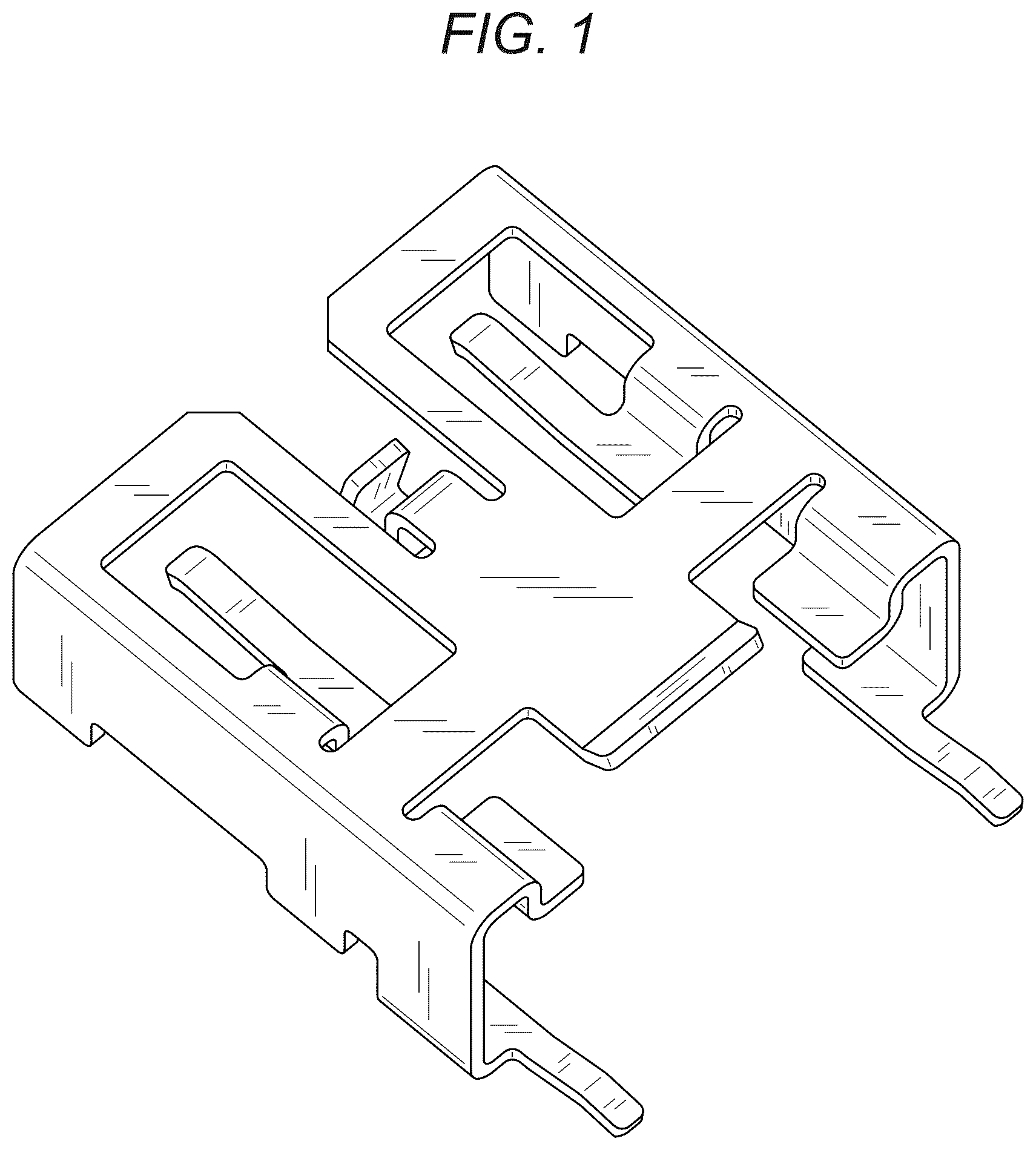 Patent USD1077749 Figure 1 – Optical connector housing