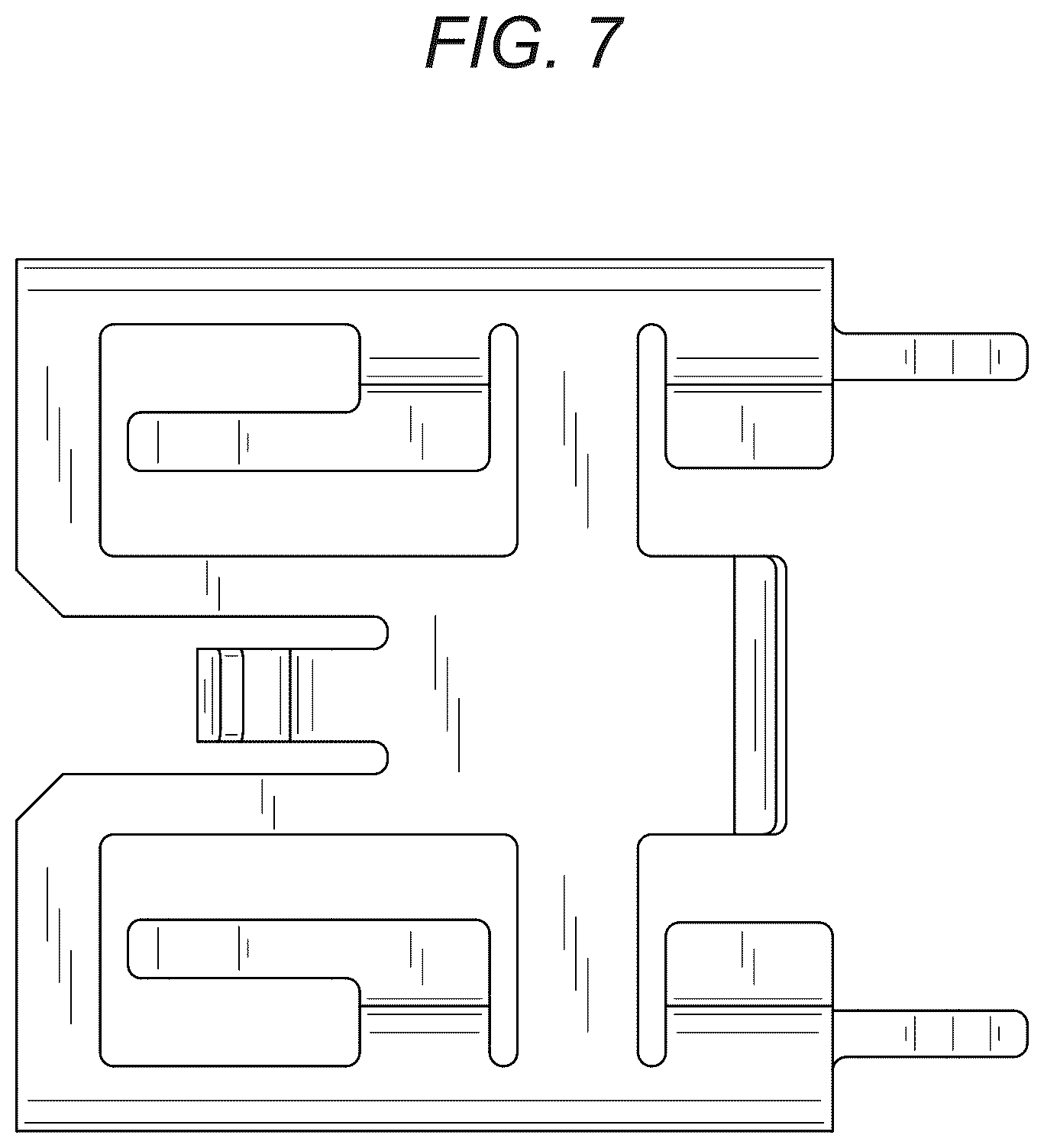 Patent USD1077749 Figure 5 – Optical connector housing