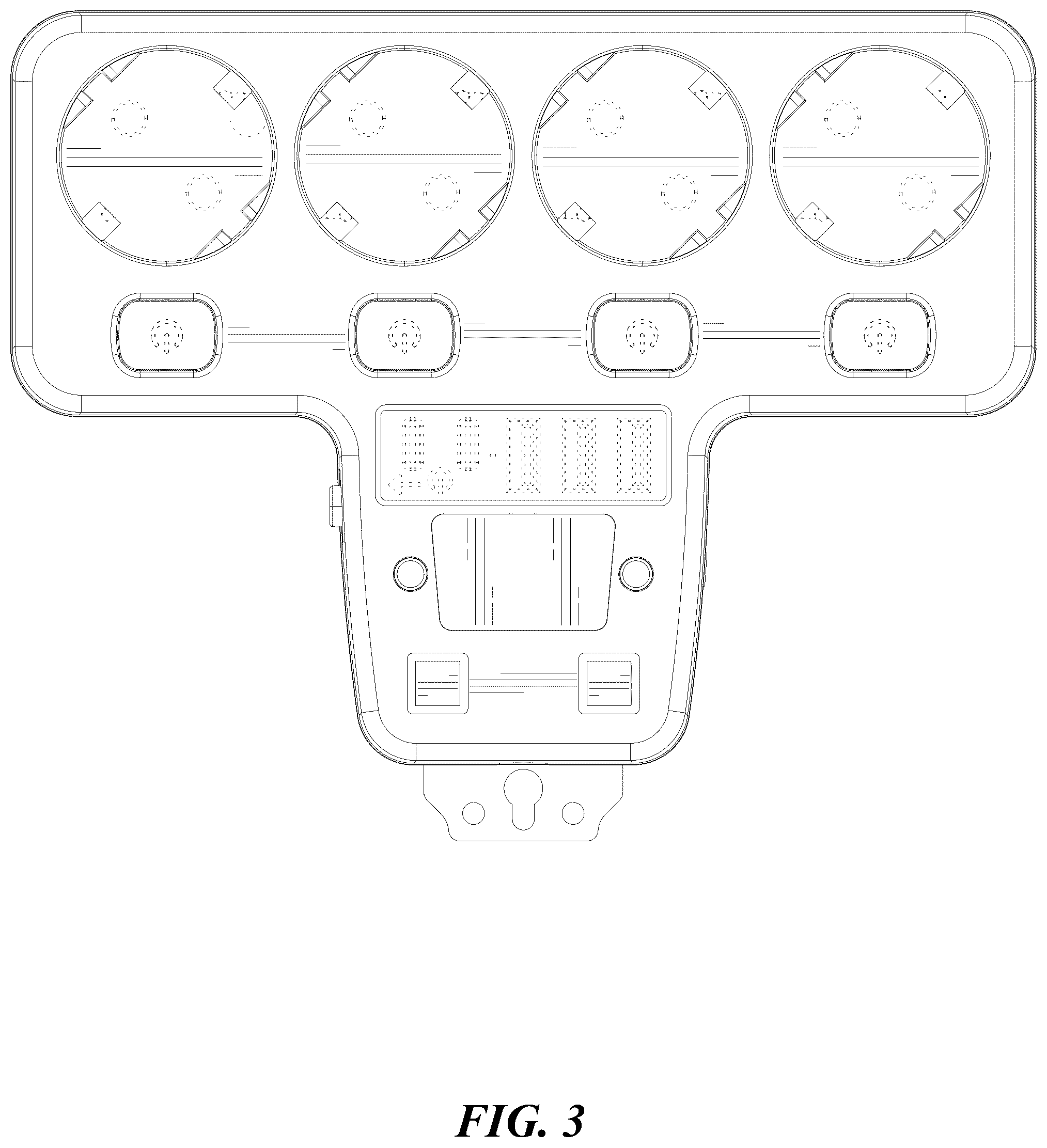 Patent USD1077753 Figure 3 – Power strip