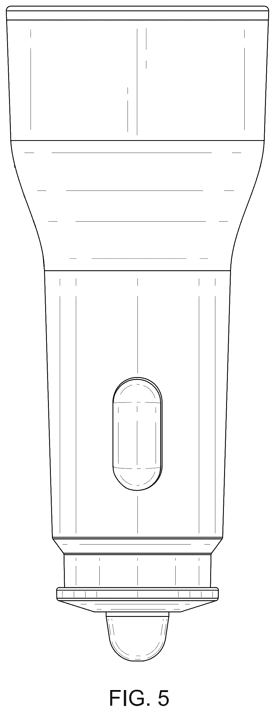 Patent USD1077755 Figure 5 – USB car charger
