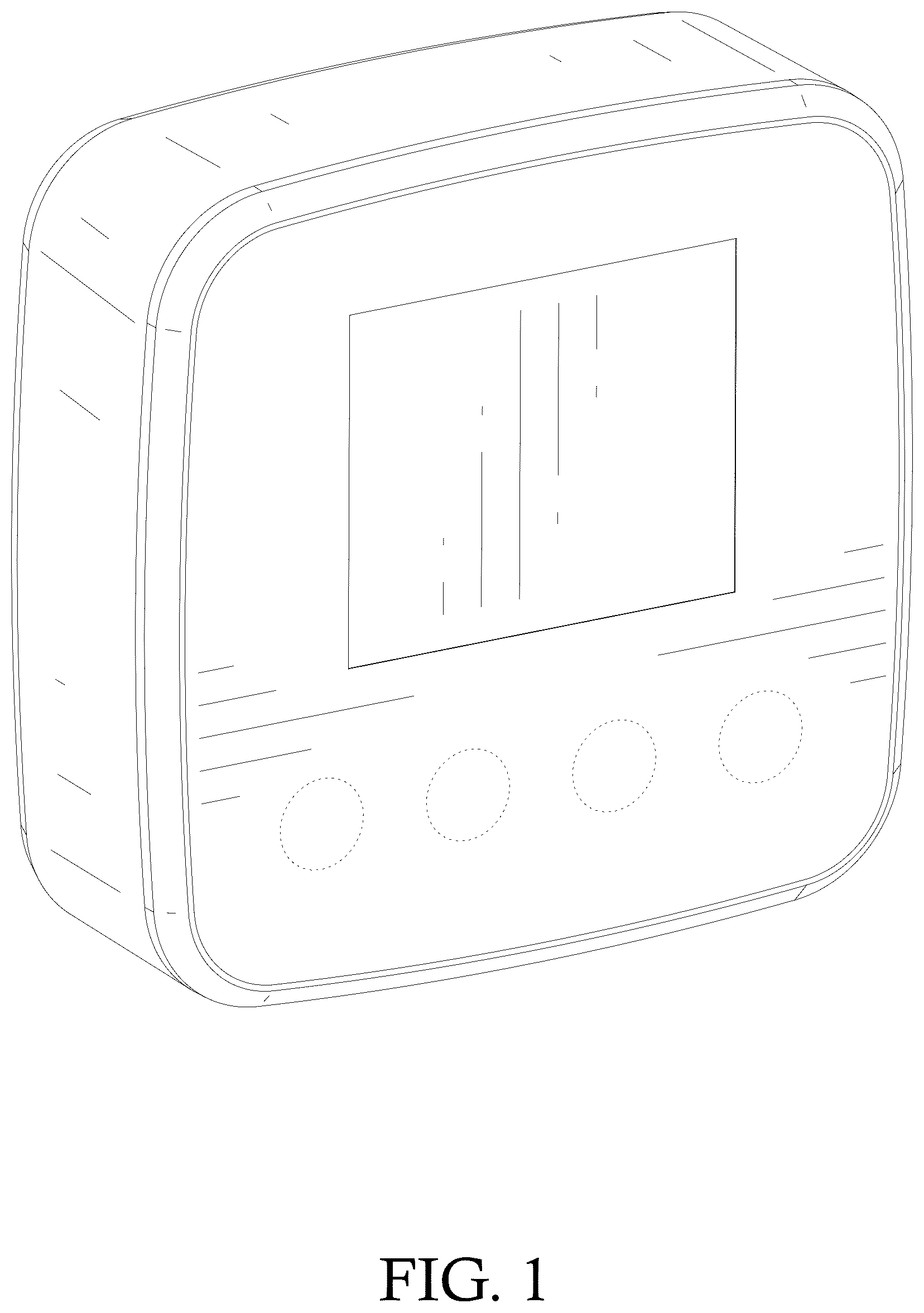 Patent USD1077759 — Remote control for heating pad — Figure 1