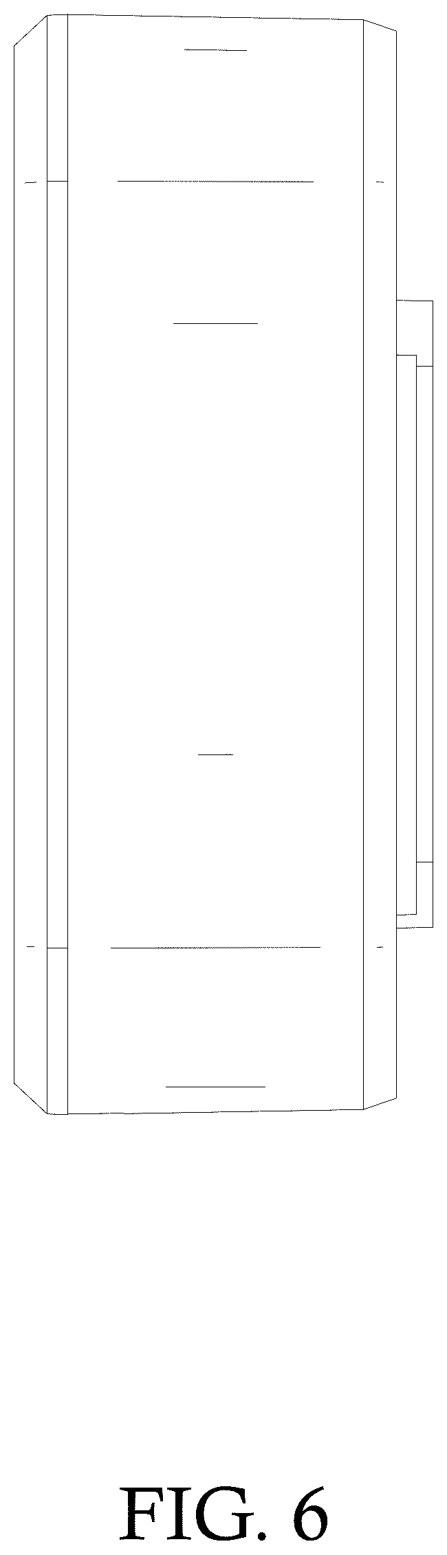 Patent USD1077759 Figure 6 – Remote control for heating pad