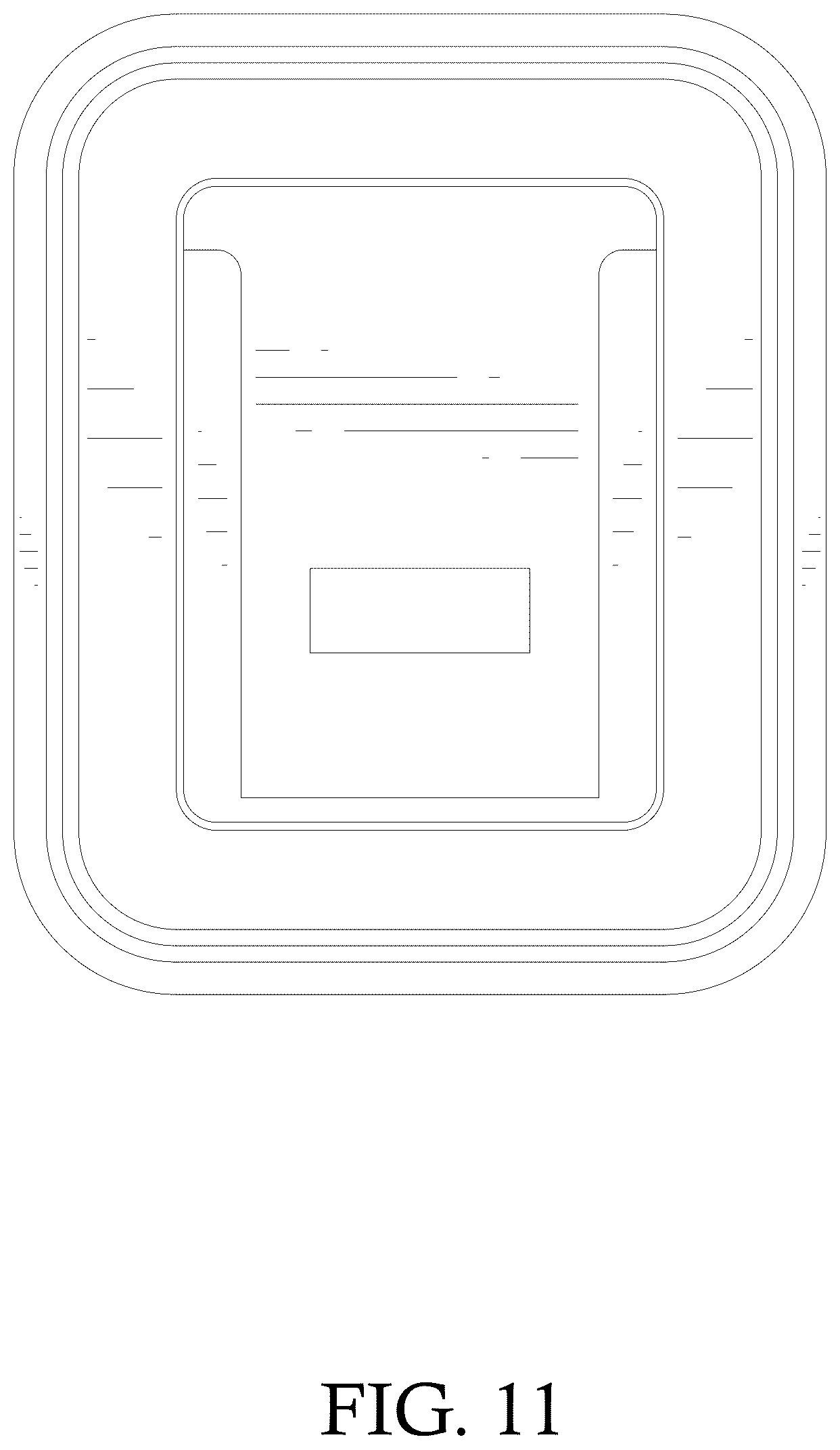 Patent USD1077759 Figure 11 – Remote control for heating pad