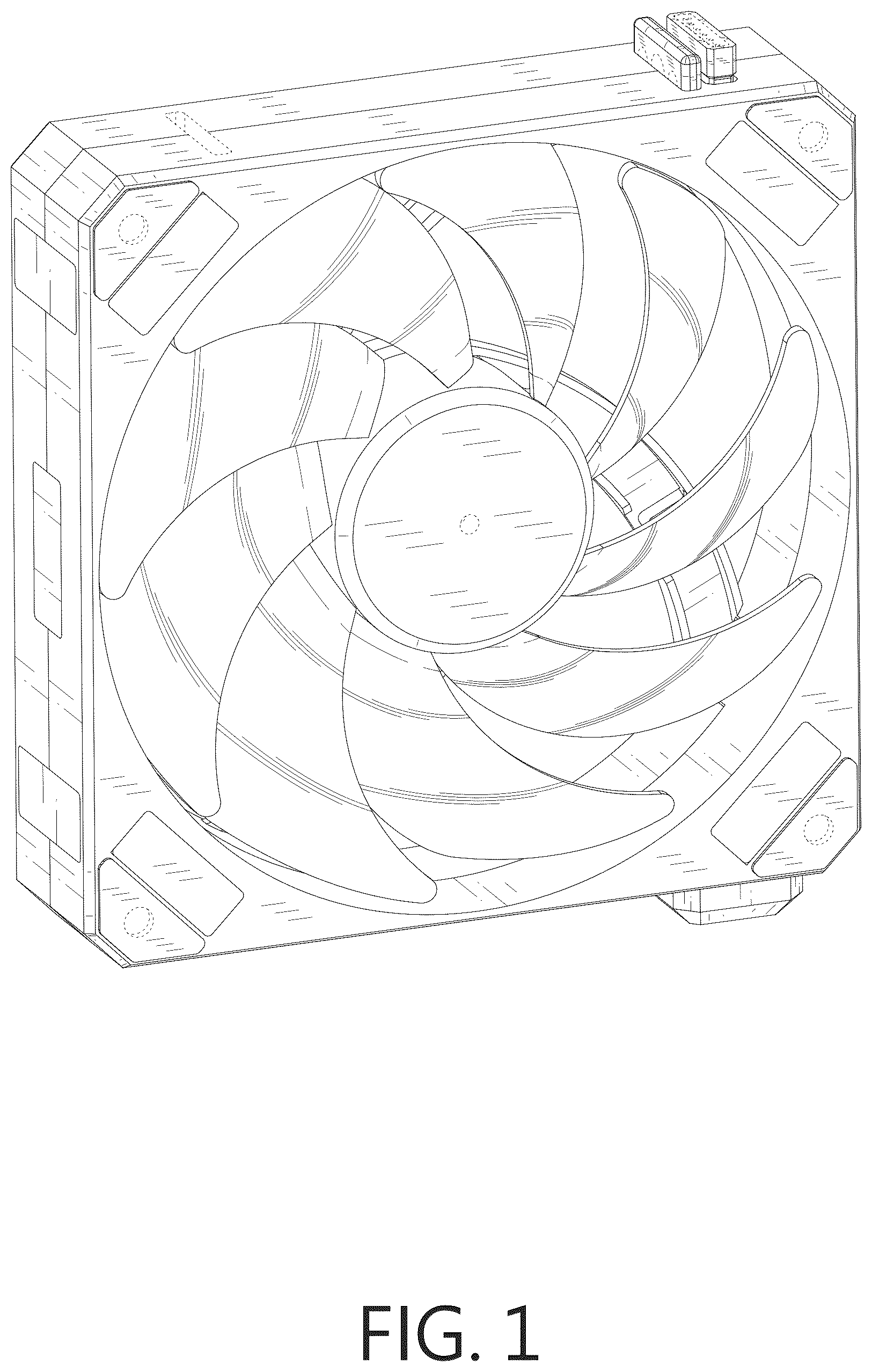 Patent USD1077760 — Computer fan — Figure 1