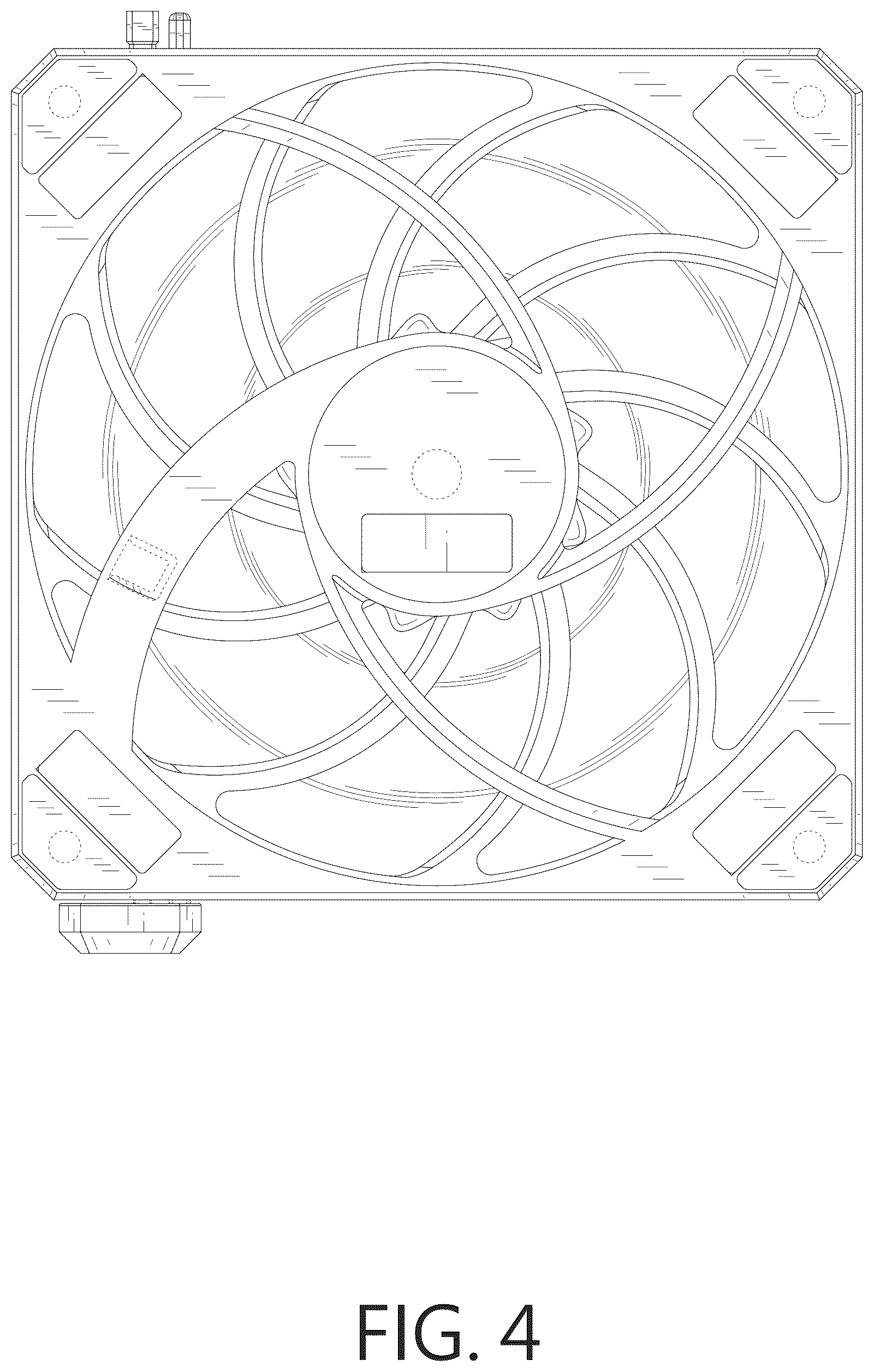 Patent USD1077760 Figure 4 – Computer fan