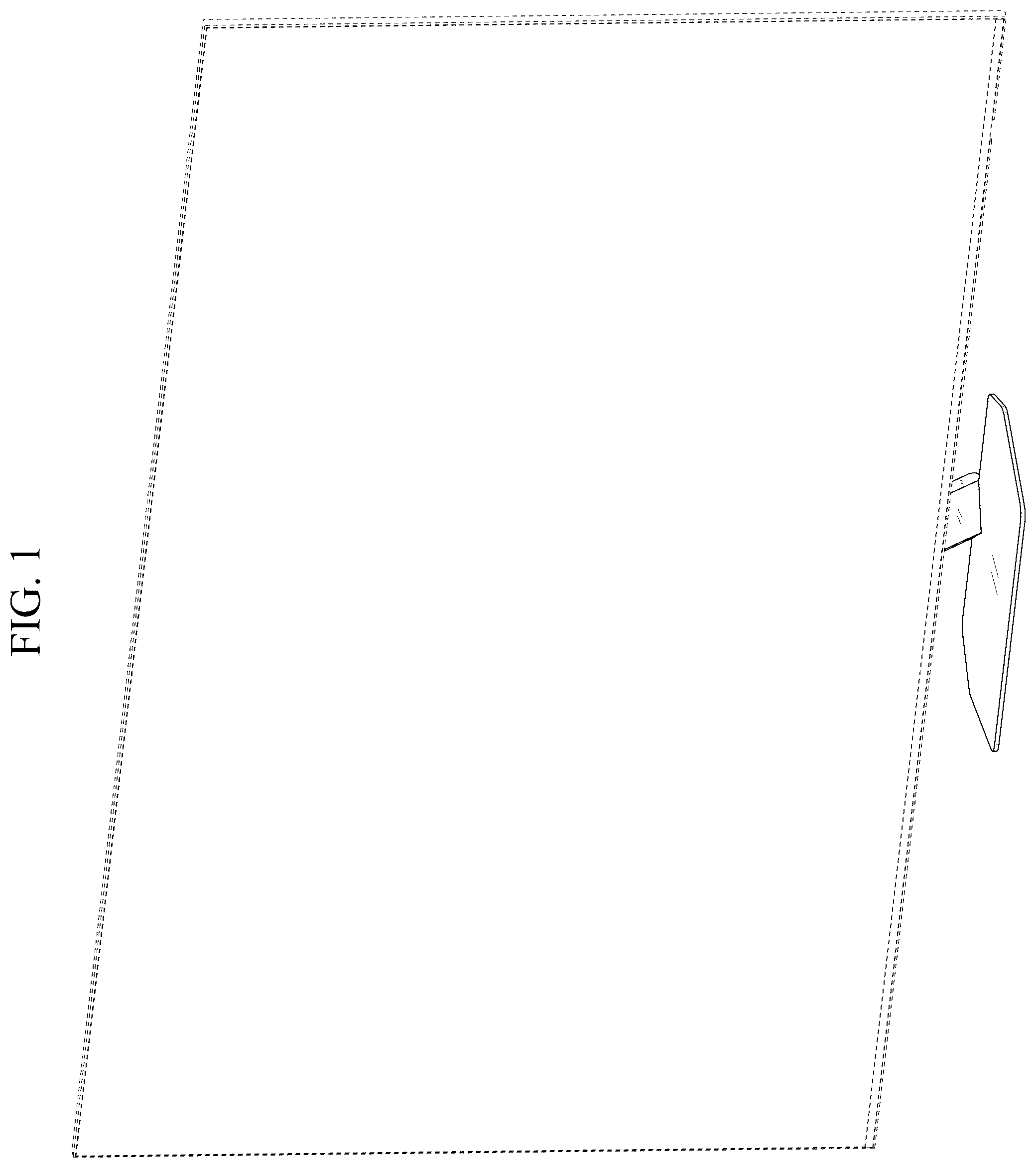 Patent USD1077764 Figure 1 – Television receiver
