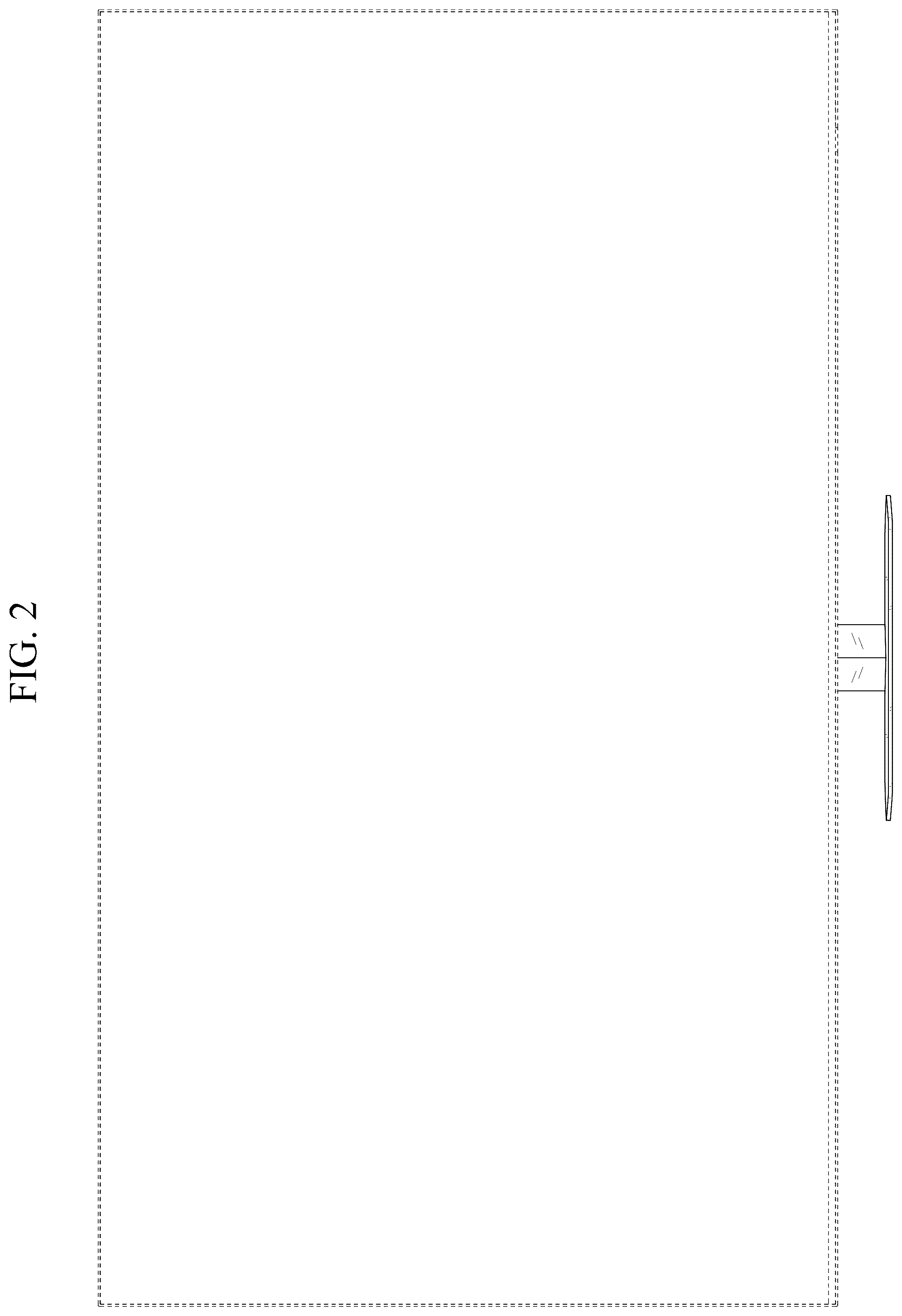 Patent USD1077764 Figure 2 – Television receiver
