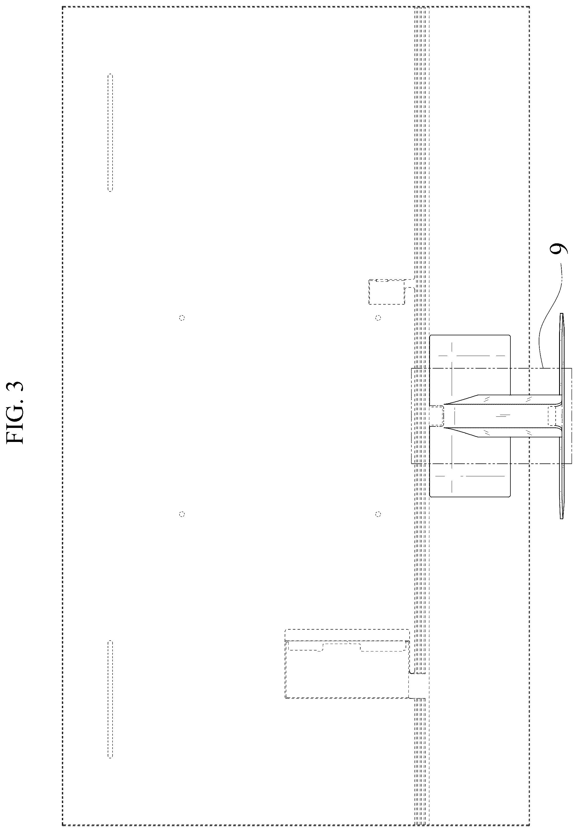 Patent USD1077764 Figure 3 – Television receiver