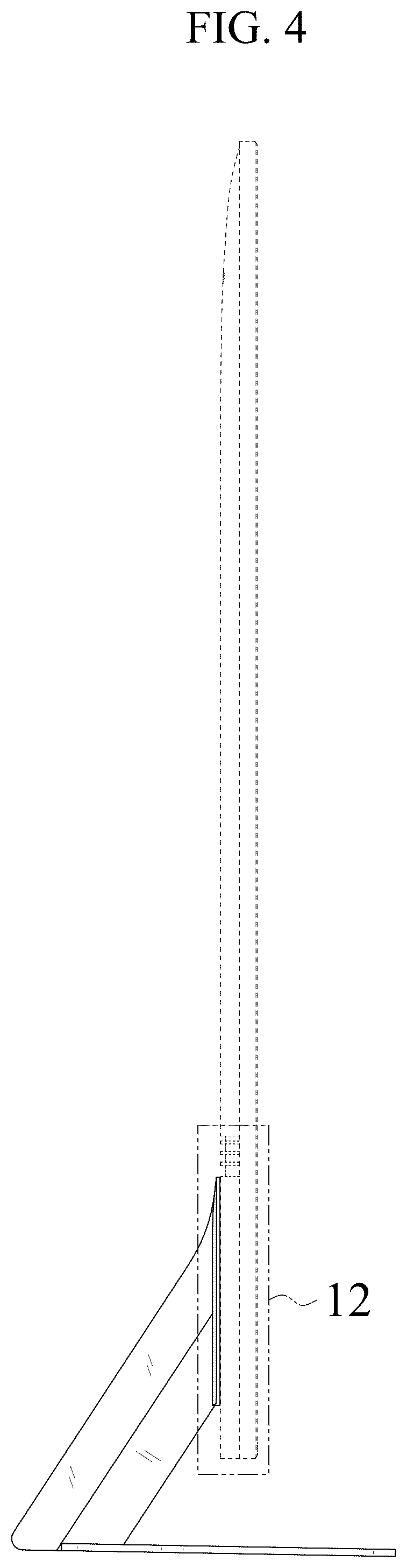 Patent USD1077764 Figure 4 – Television receiver