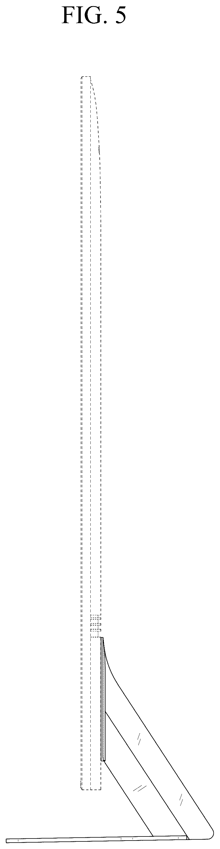 Patent USD1077764 Figure 5 – Television receiver
