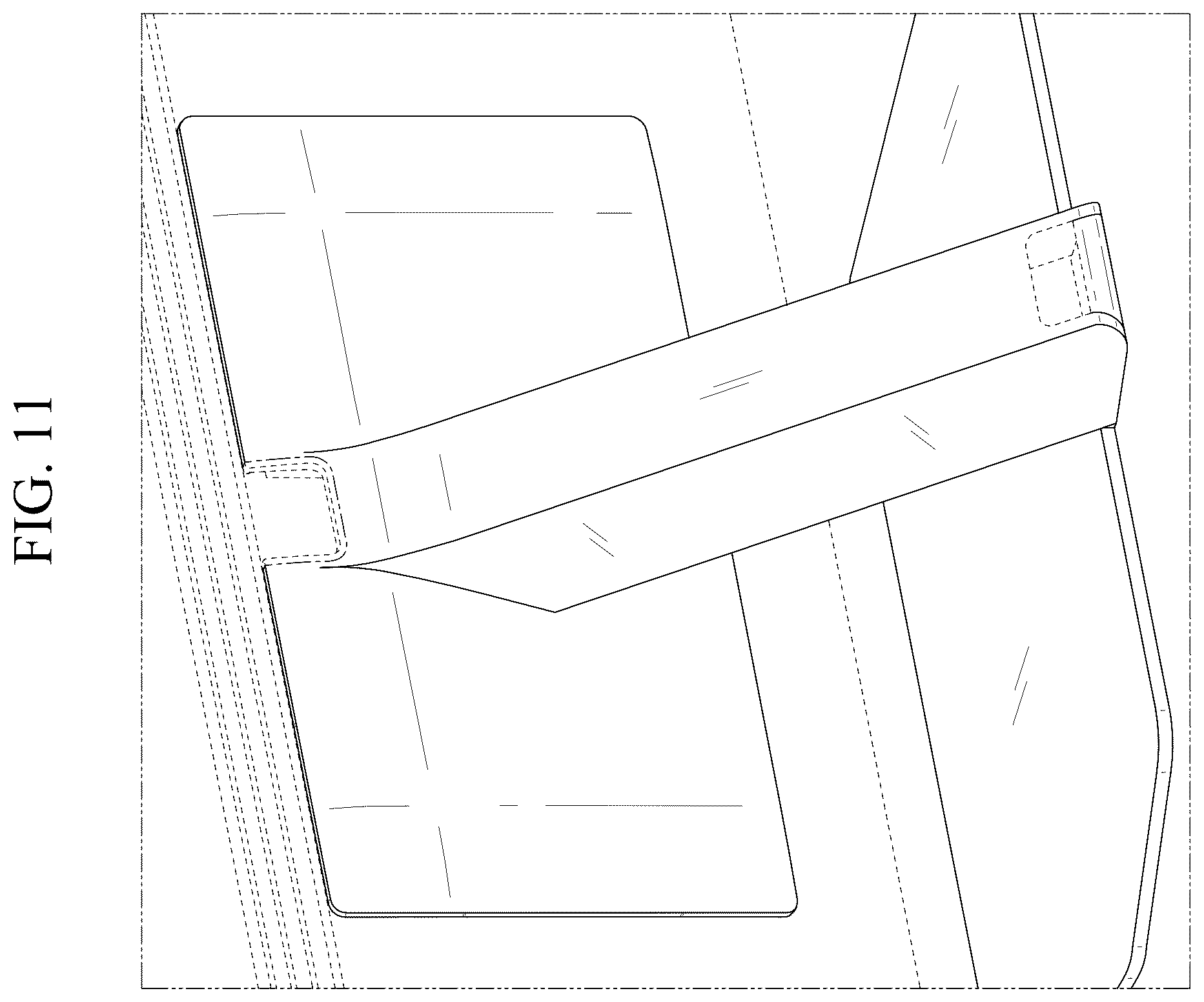 Patent USD1077764 Figure 11 – Television receiver