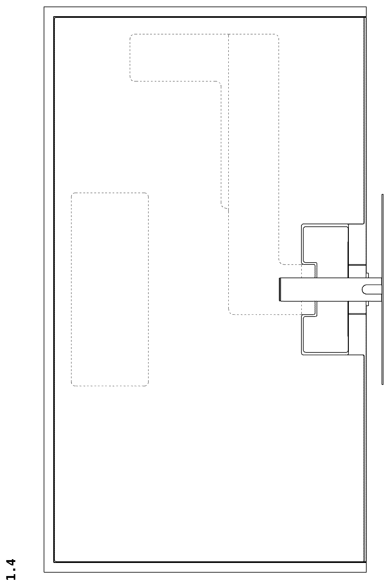 Patent USD1077765 Figure 4 – Television receiver