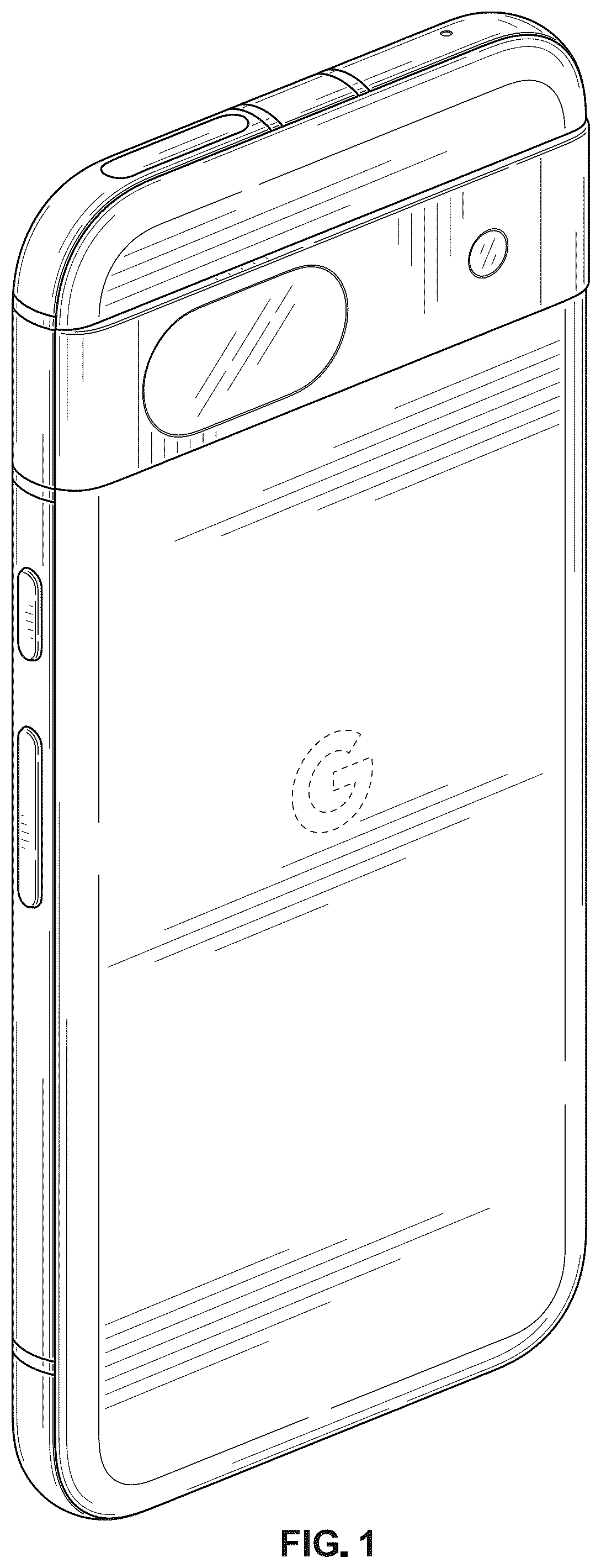 Patent USD1077768 Figure 1 – Smartphone