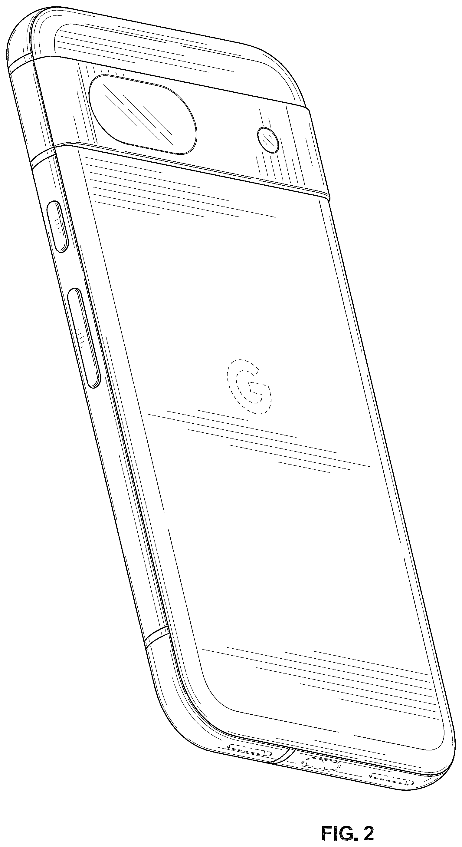 Patent USD1077768 Figure 2 – Smartphone
