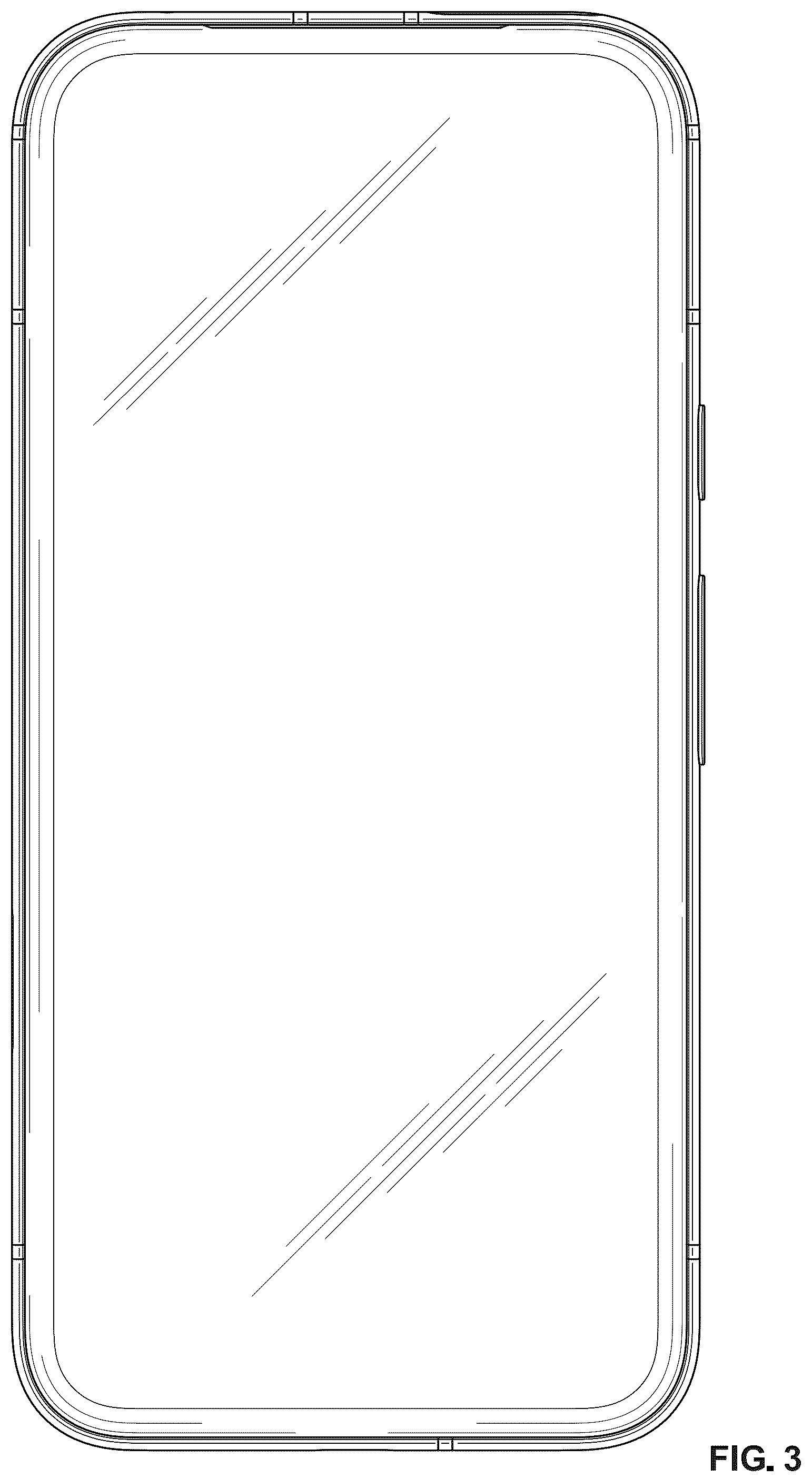 Patent USD1077768 Figure 3 – Smartphone