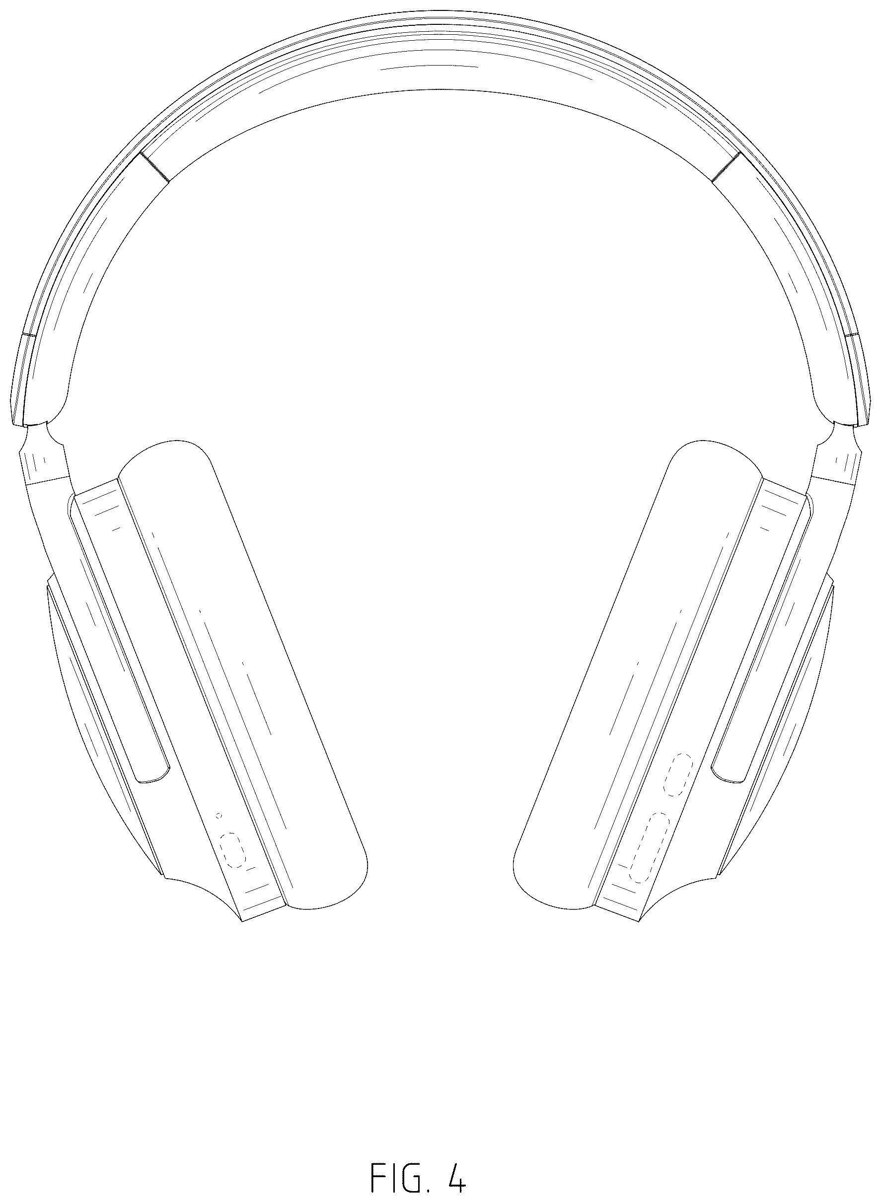 Patent USD1077773 Figure 4 – Noise canceling headphone