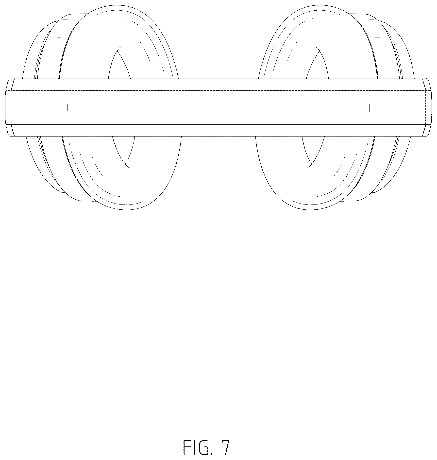 Patent USD1077773 Figure 7 – Noise canceling headphone