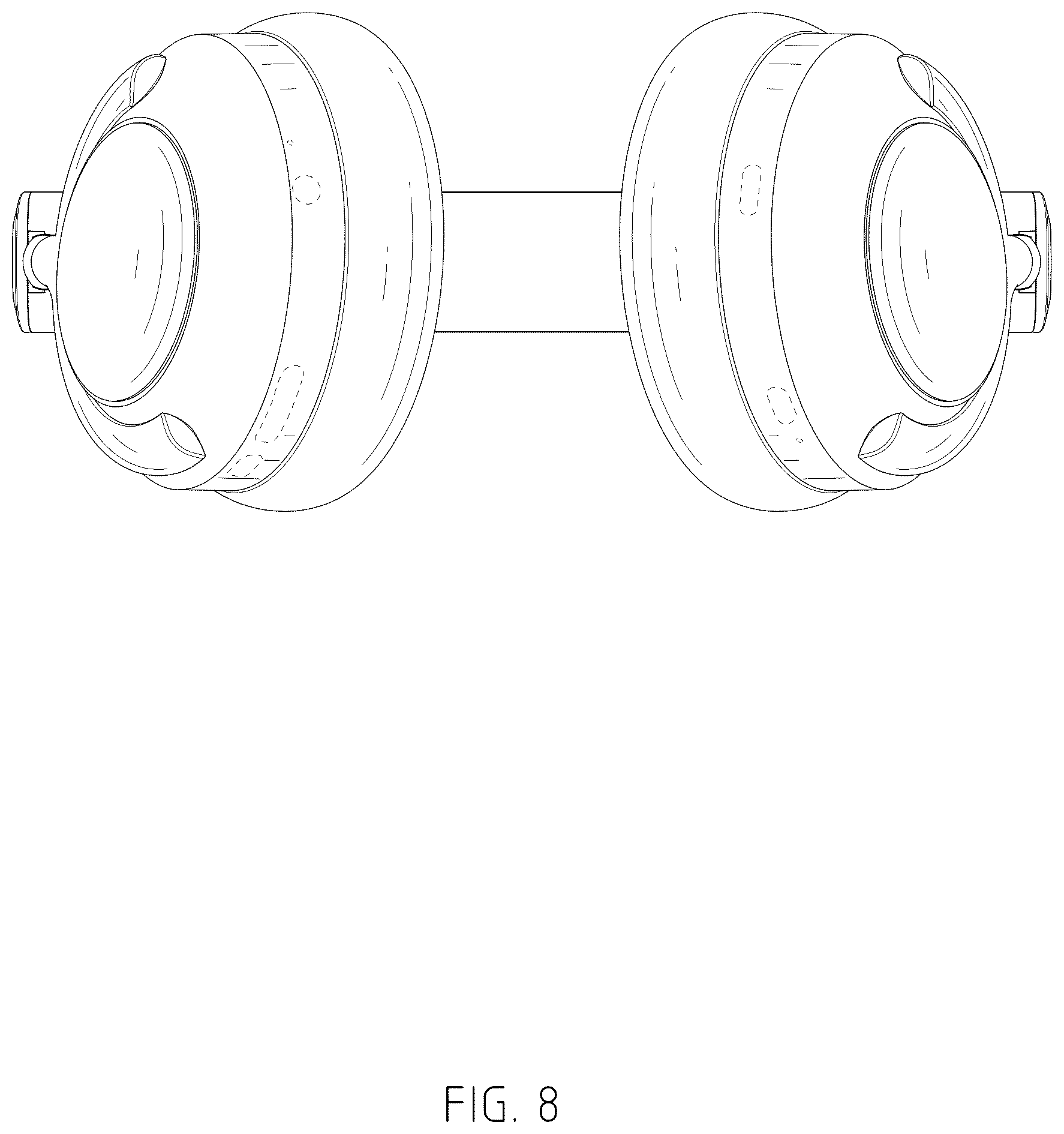 Patent USD1077773 Figure 8 – Noise canceling headphone