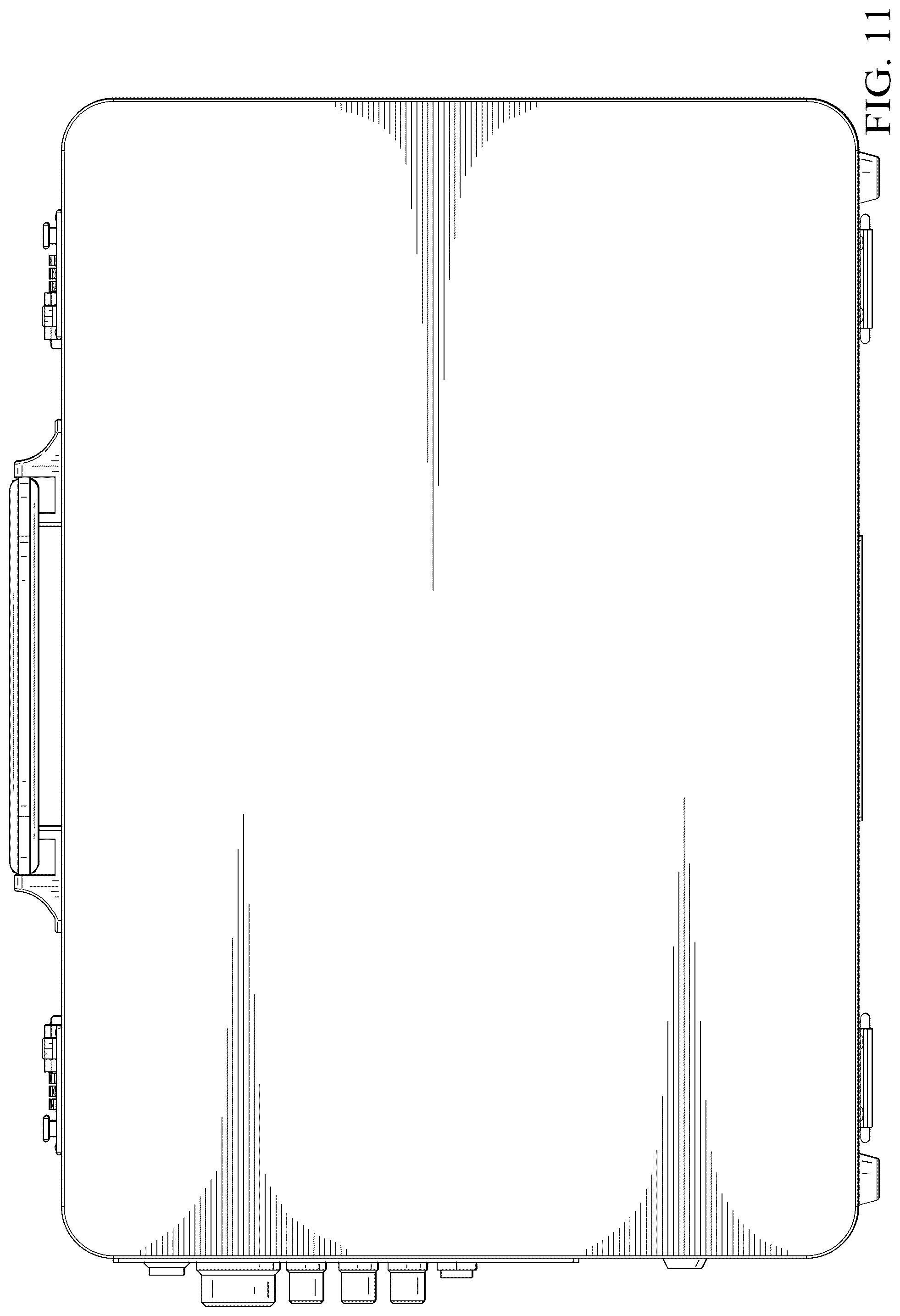 Patent USD1077774 Figure 9 – Briefcase stereo