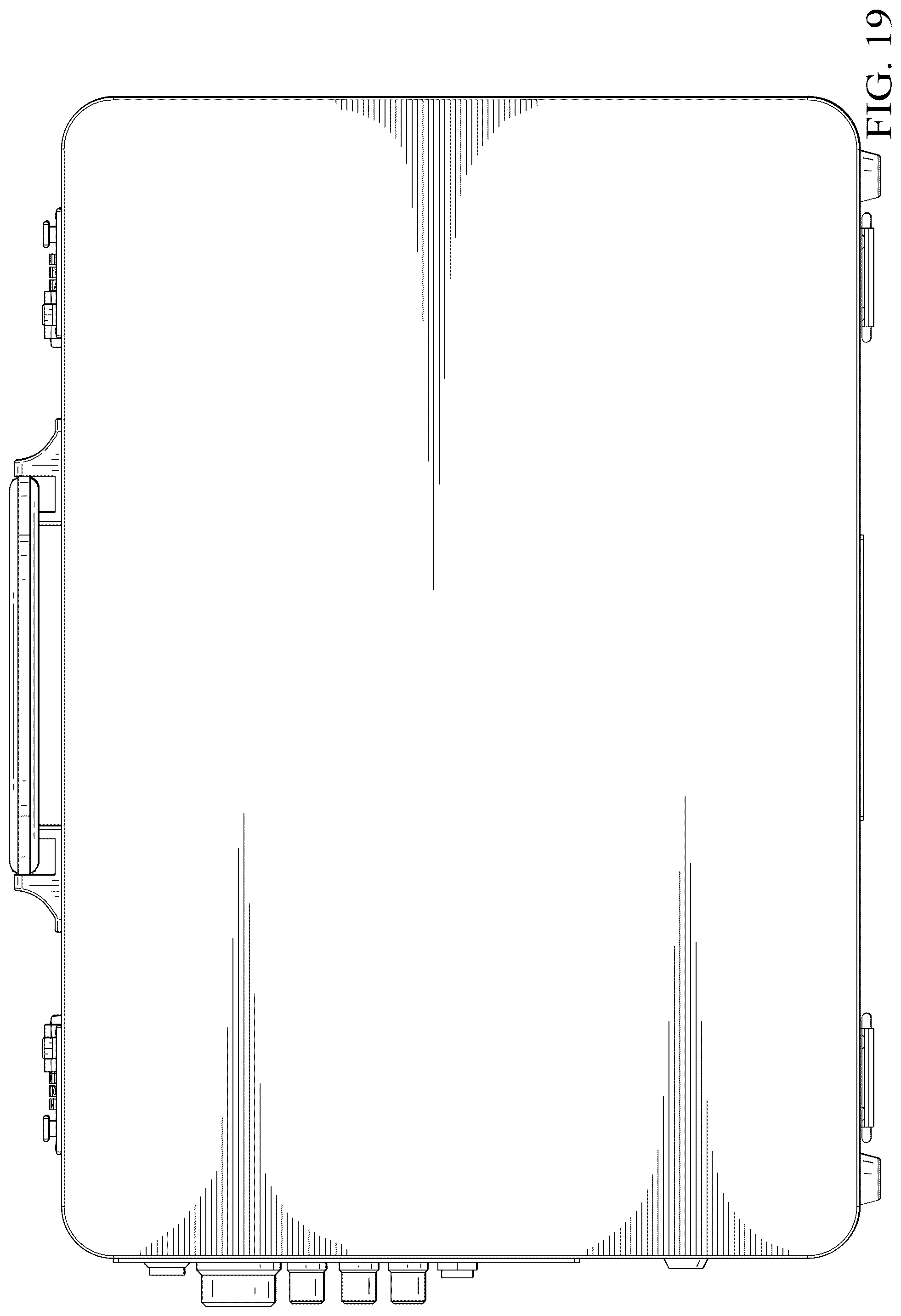 Patent USD1077774 Figure 15 – Briefcase stereo